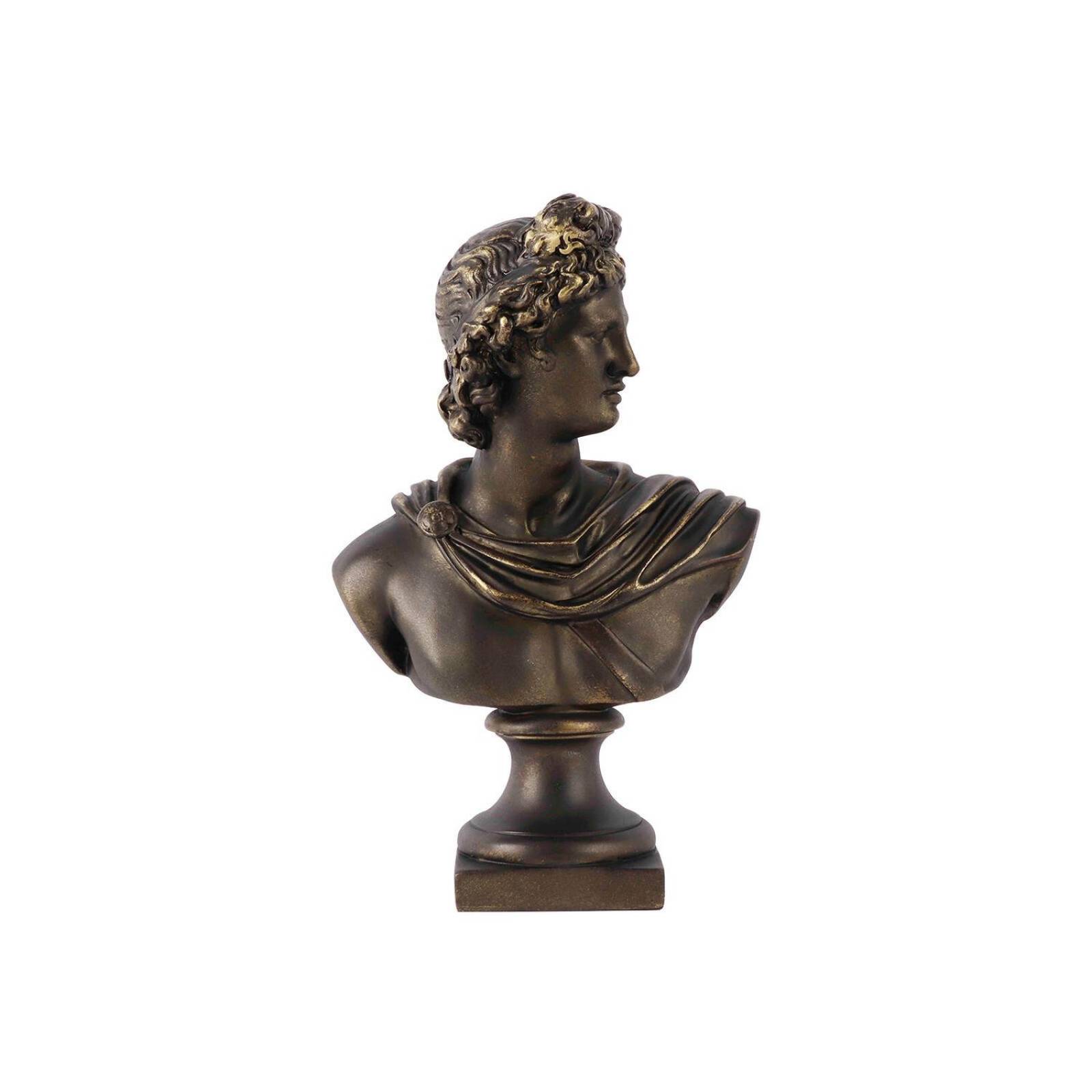 Busto Dios Apolo Love & Lemons DBY-3024 Bronce 13" 