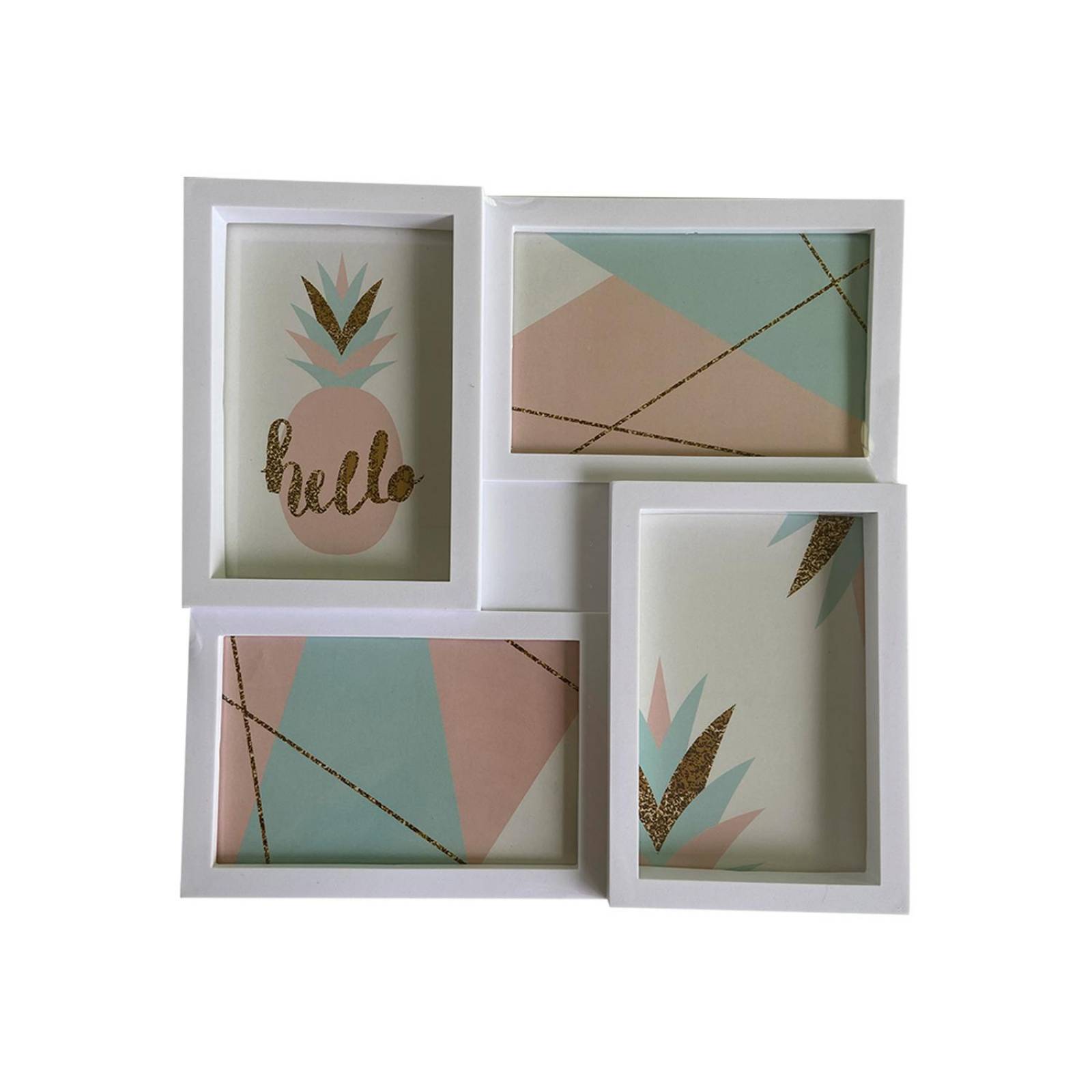 Portarretrato Natasha Love & Lemons 4x6" Blanco BLANCO