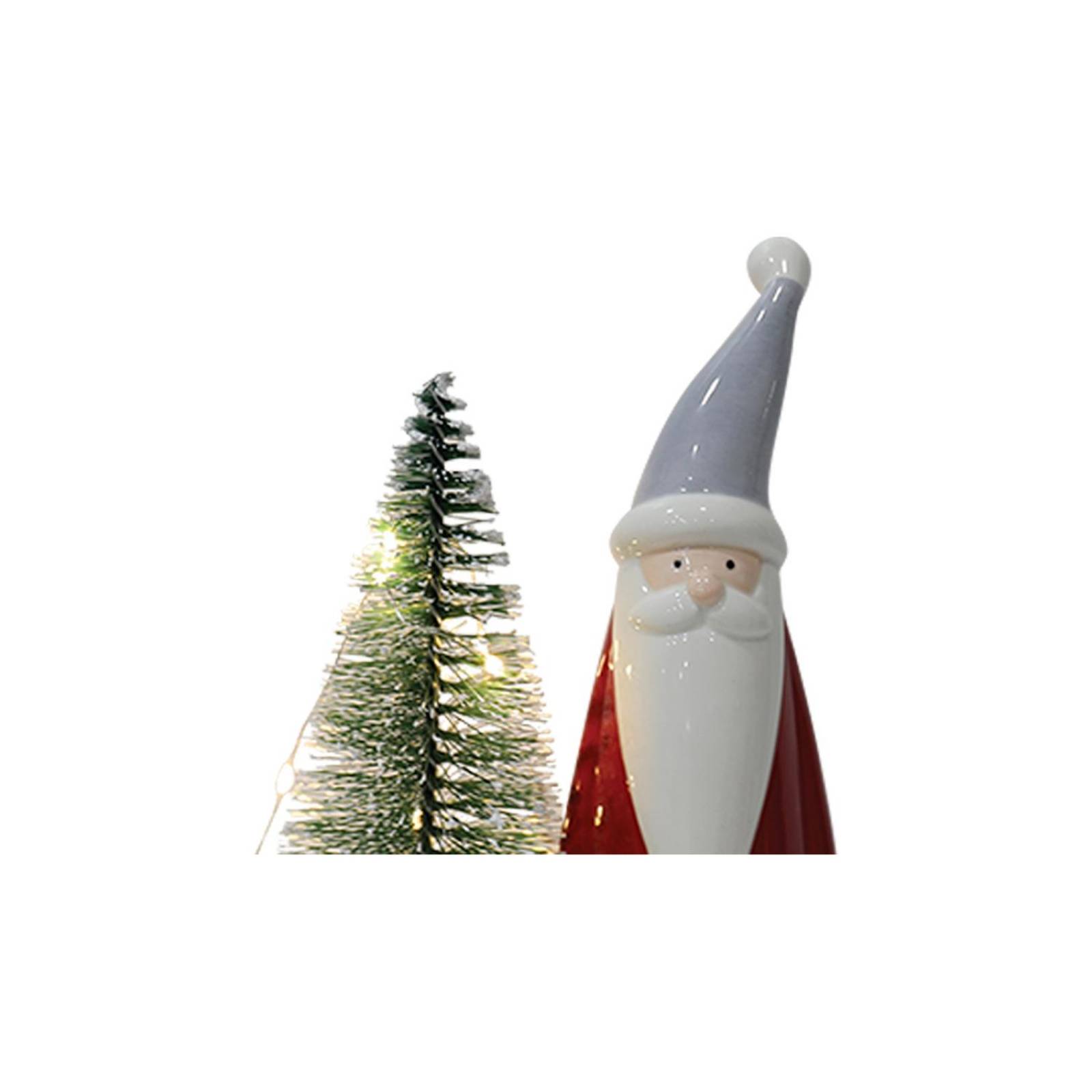 Santa Claus Decorativo con Pino Love & Lemons DXM-1225 Alumbrado con Luz Led 