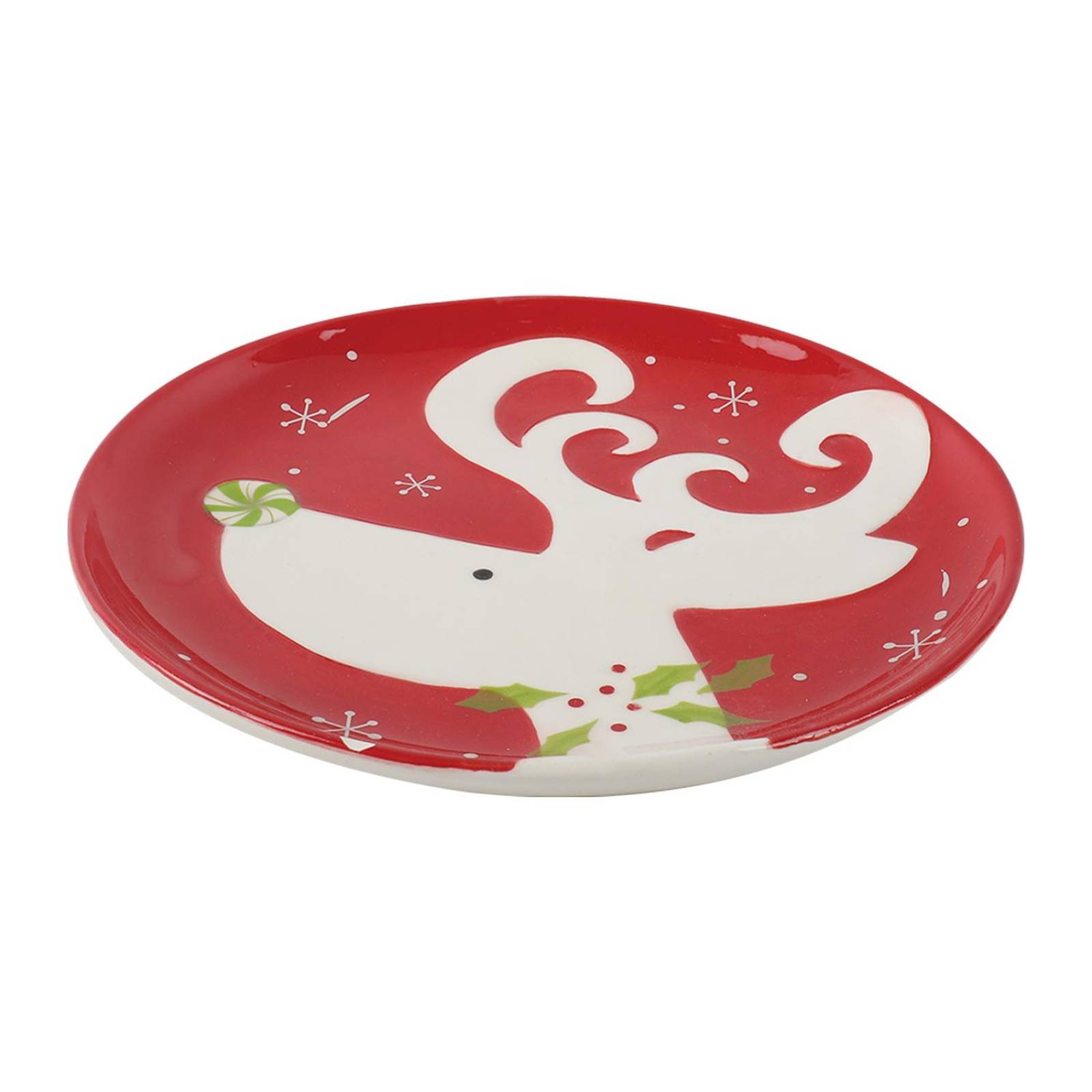 Plato Navideño con Reno Dasher Love & Lemons MXM-1231 de Dolomita 