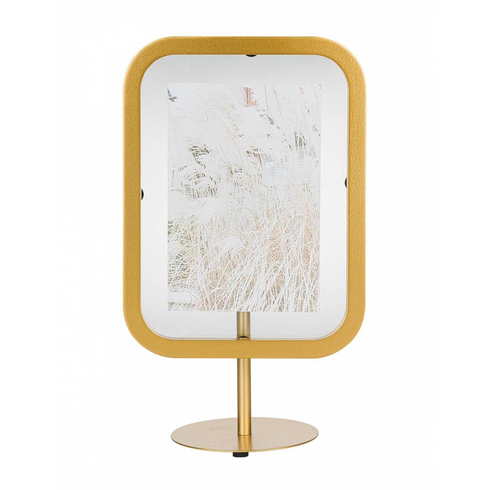 Portarretrato Gravity Vertical de Metal Dorado 