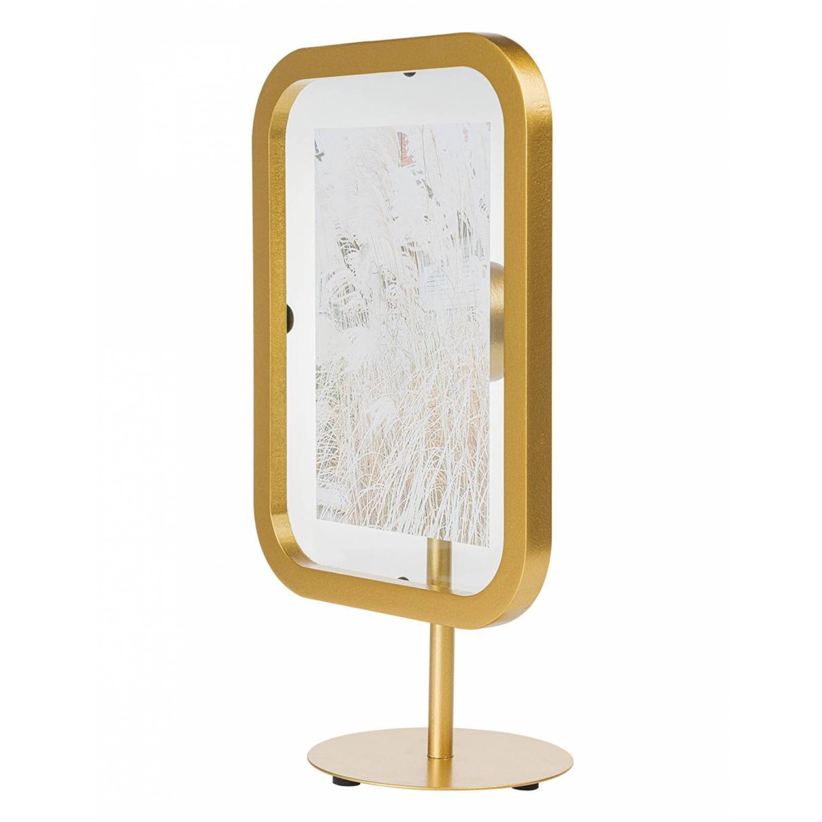 Portarretrato Gravity Vertical de Metal Dorado 