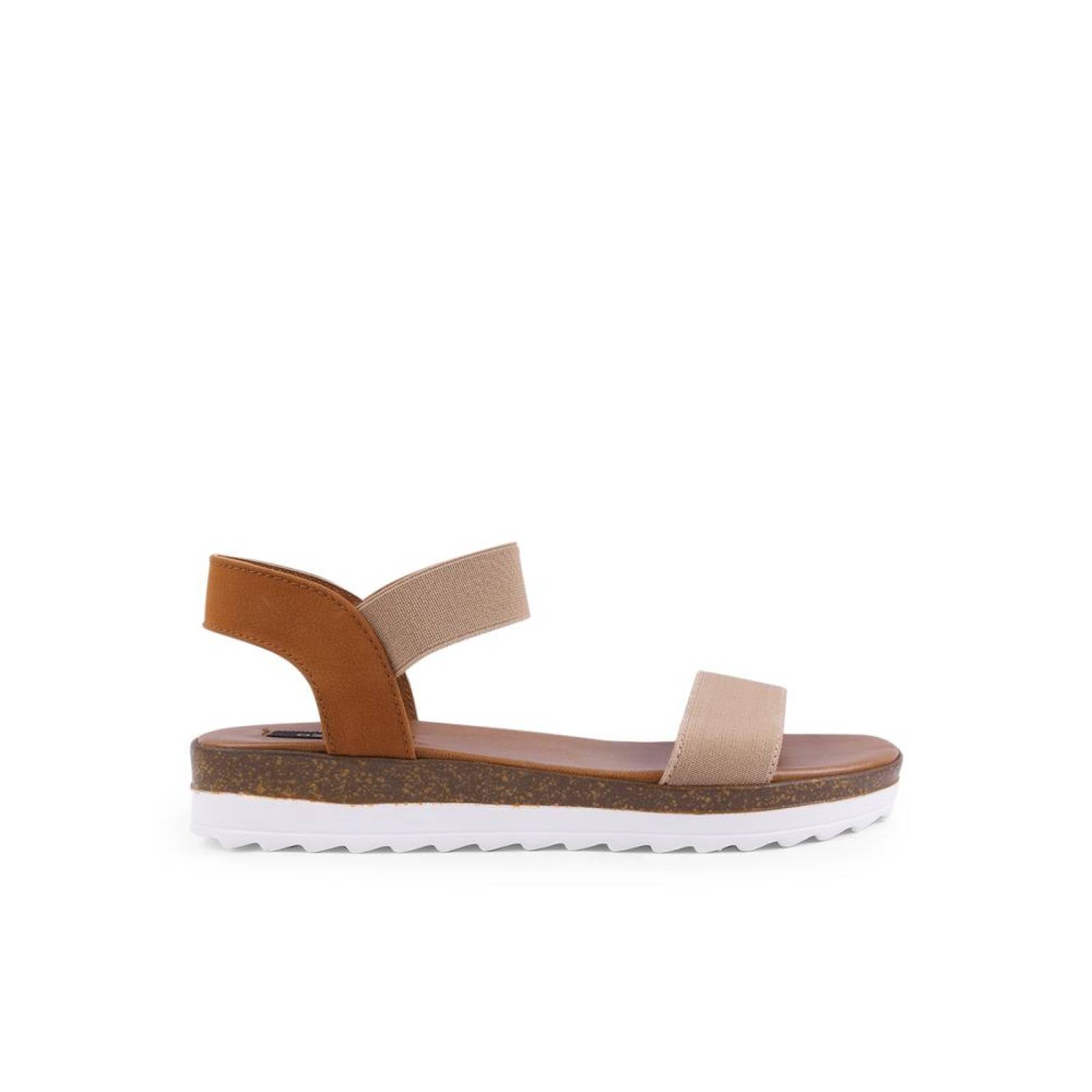 sandalias beige