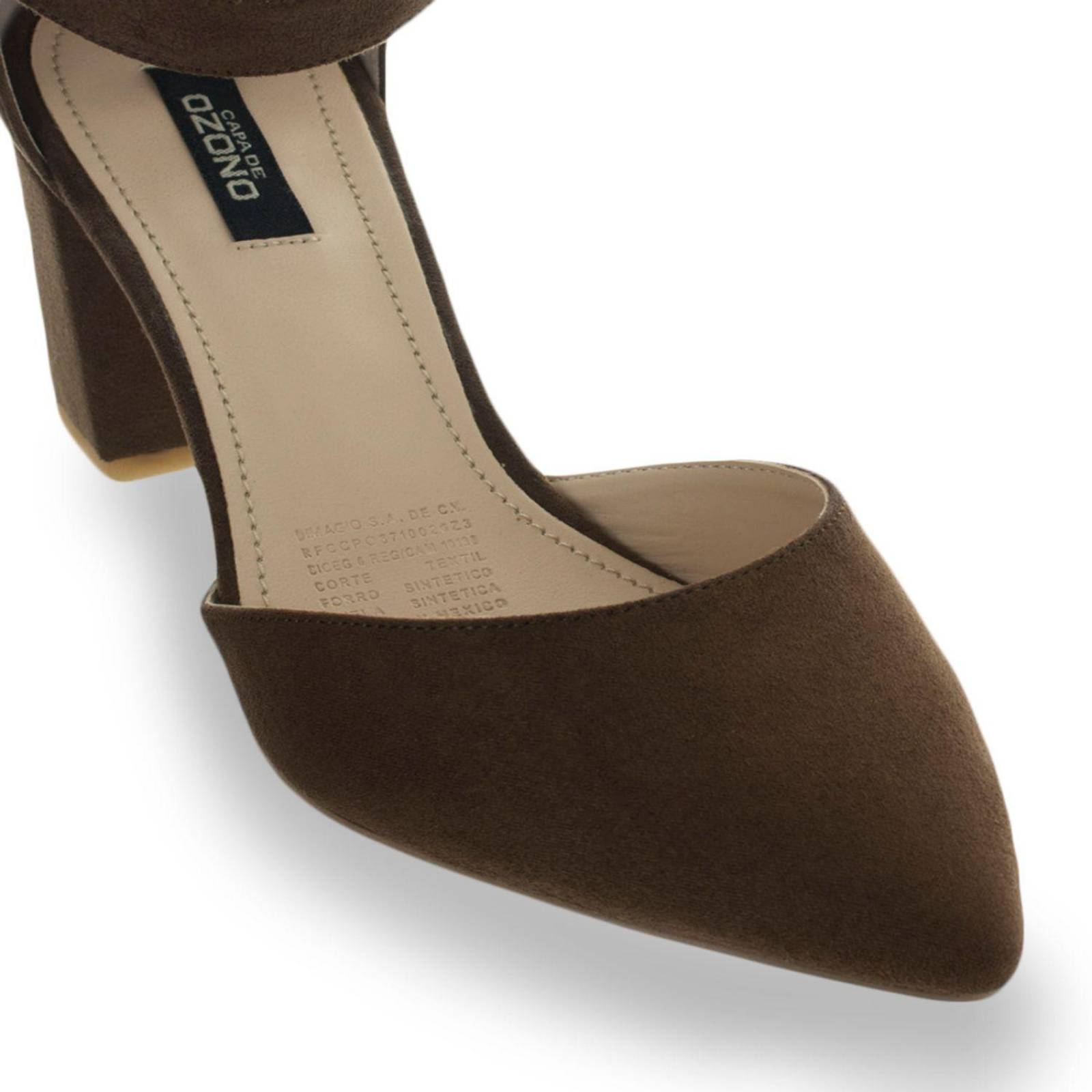 Zapatilla Dama Café Capa de Ozono 