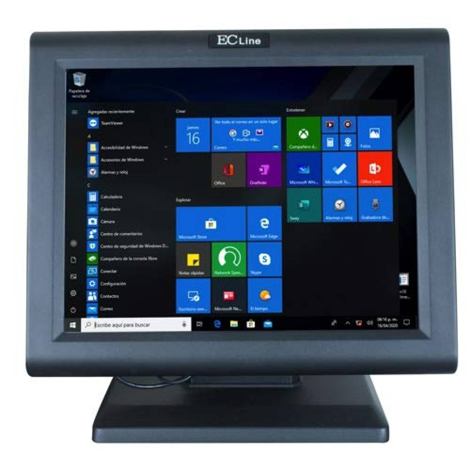 ECLINE Monitor Touch Screen TS 1510 WLED Resisitivo