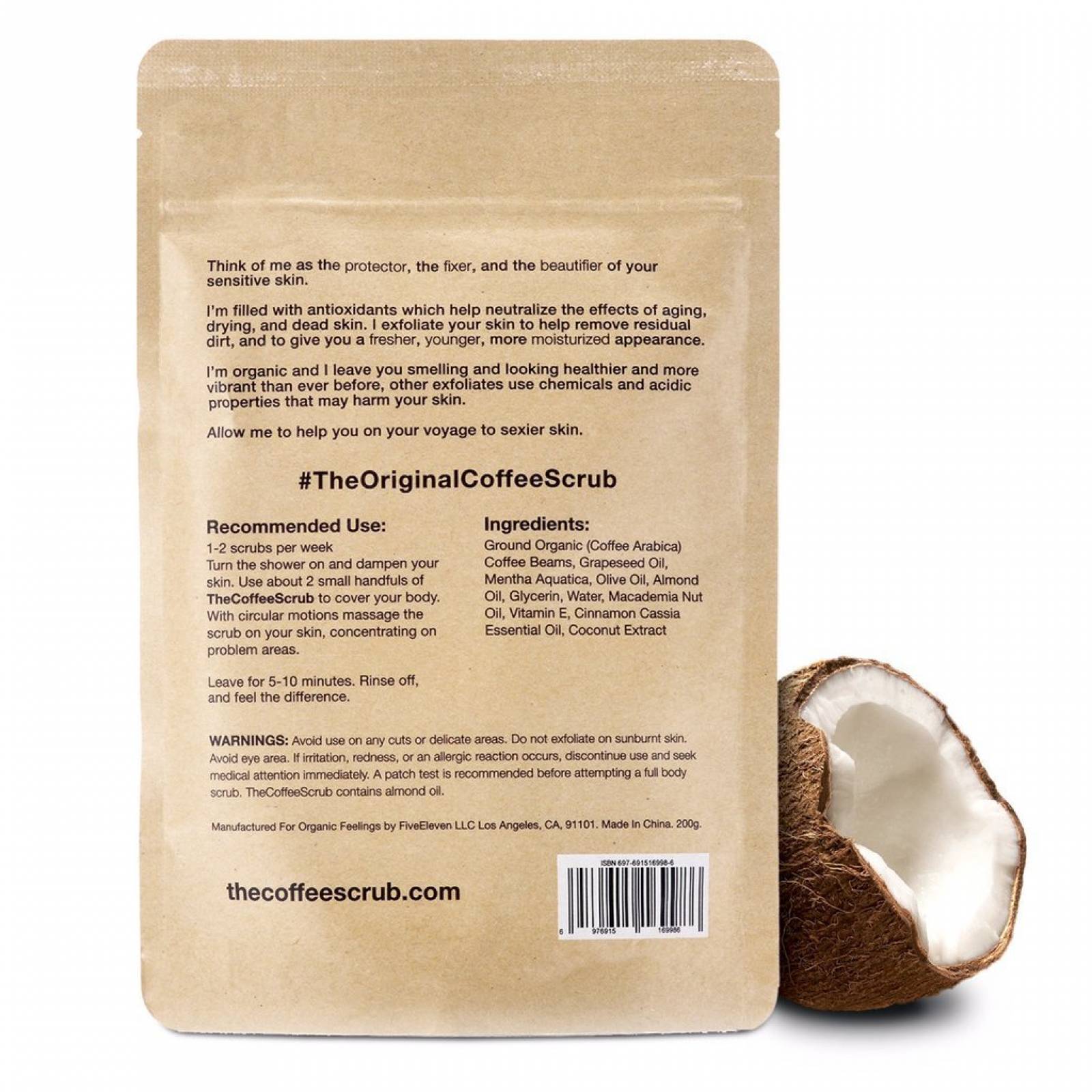 the coffee scrub Coconut 200g