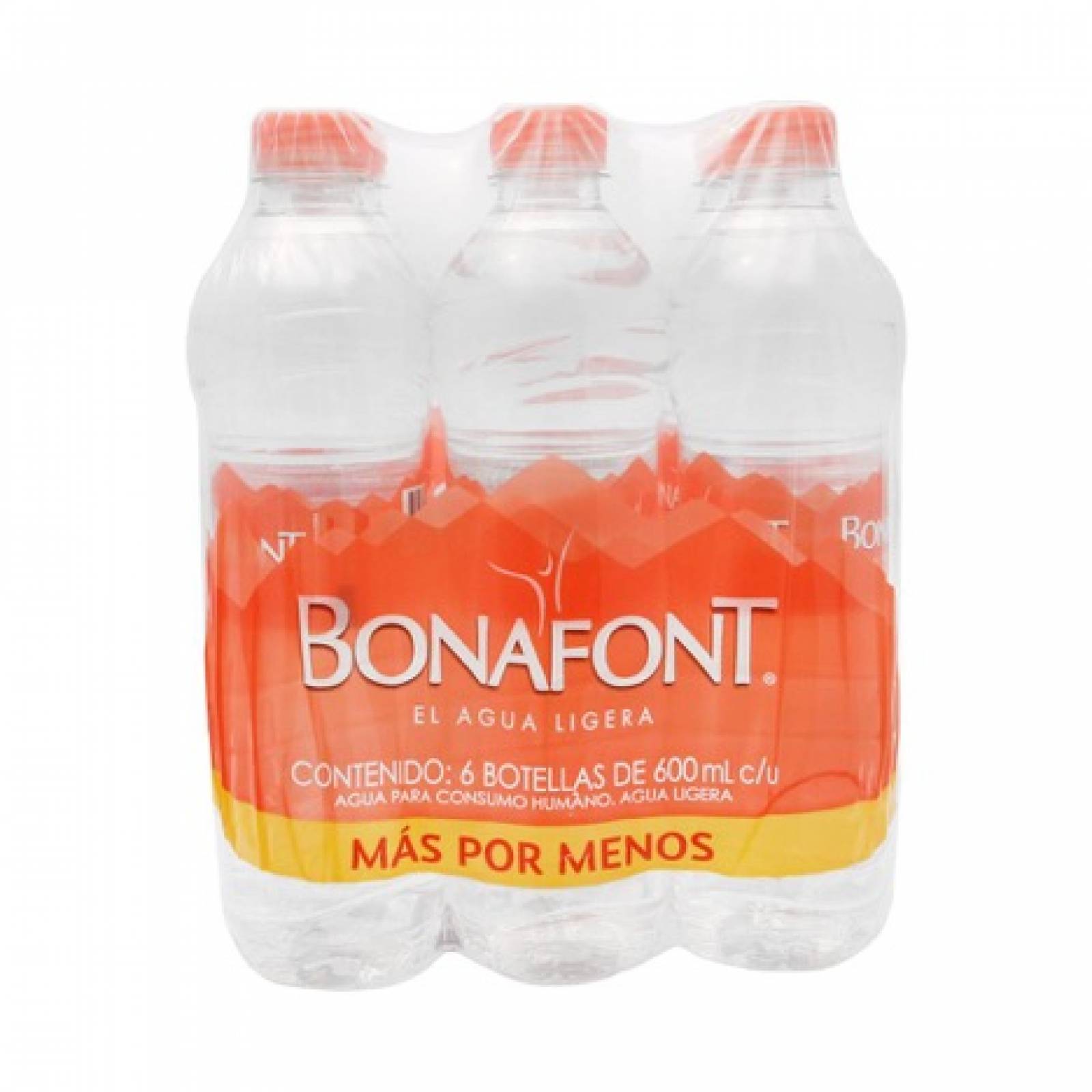 Bonafont Agua Natural Purificada pack 12 x 600ml