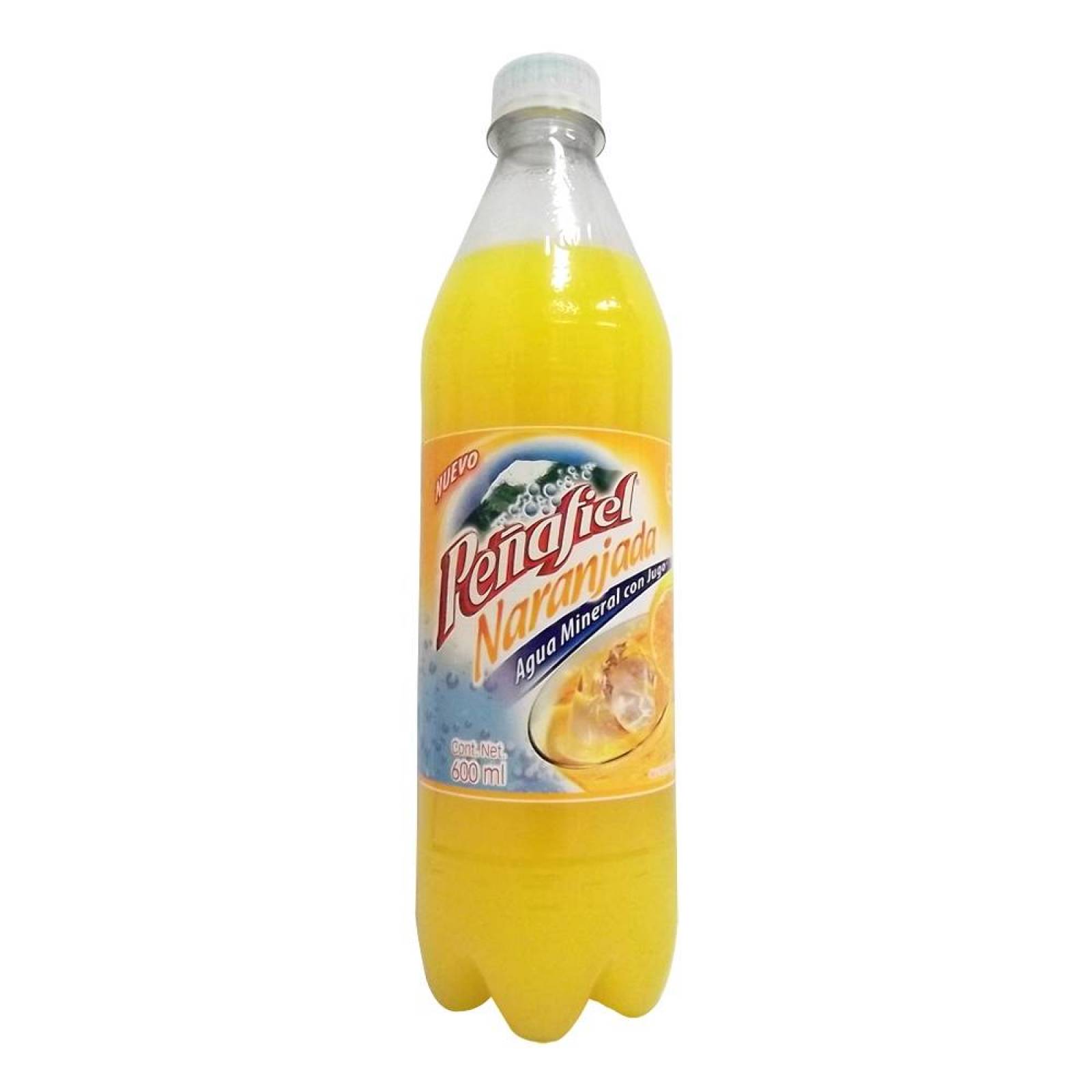 Peñafiel Naranjada con Agua Mineral de Manantial botella 600ml