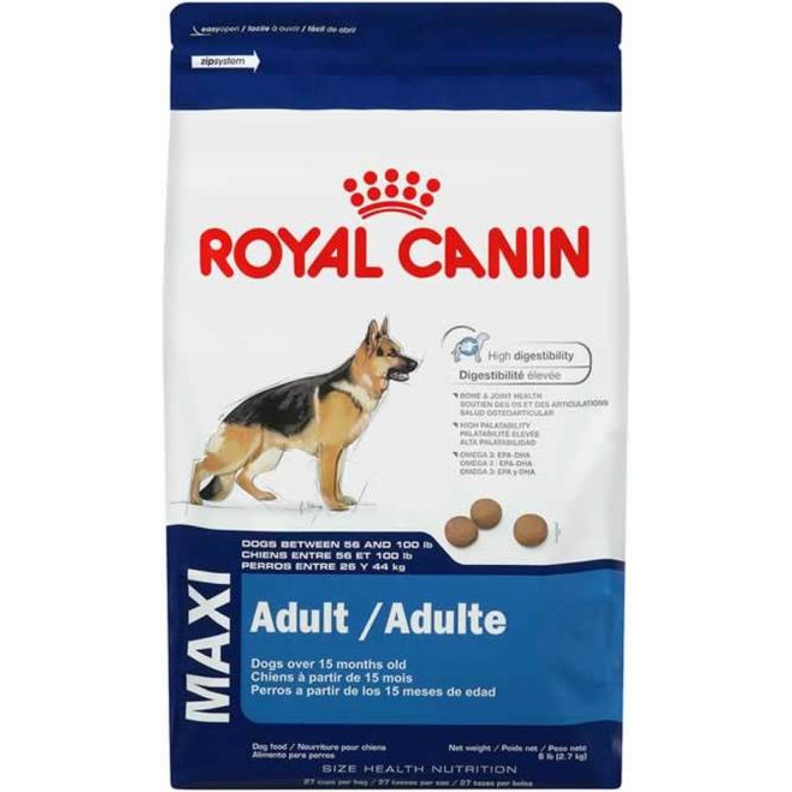 Royal Canin Alimento Seco para Perros Maxi Adult bulto 15.87 kg