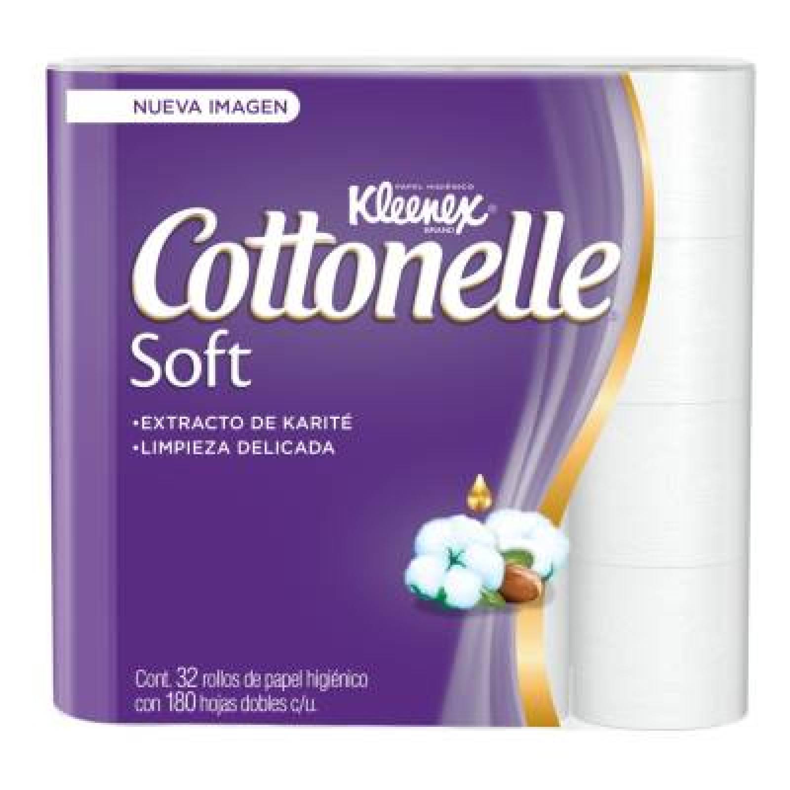 Cottonelle Papel Higiénico Soft paquete 32 piezas