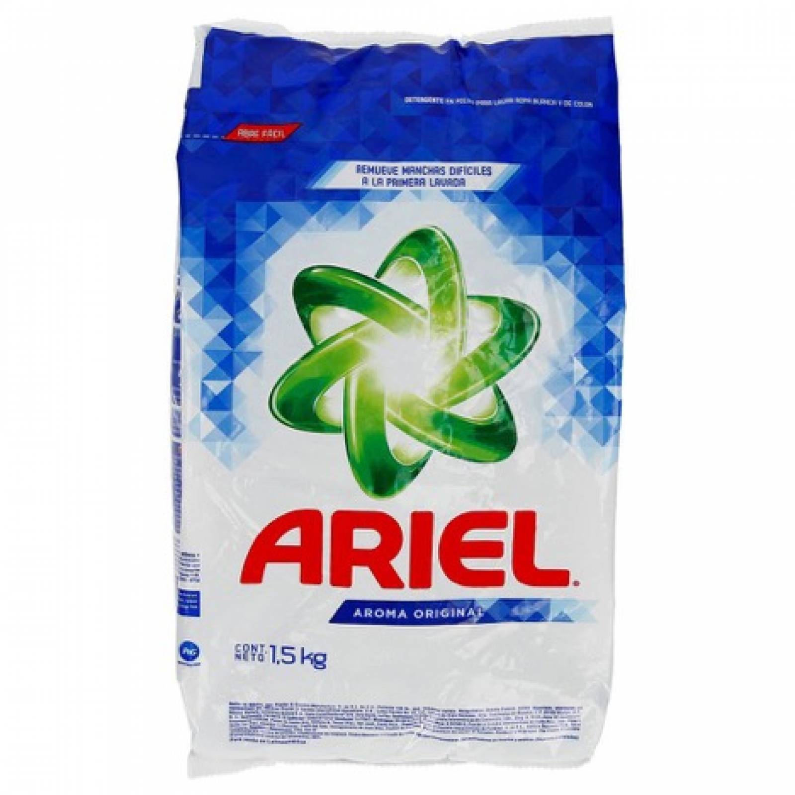 Ariel Detergente en Polvo Aroma Original bolsa 1.5kg