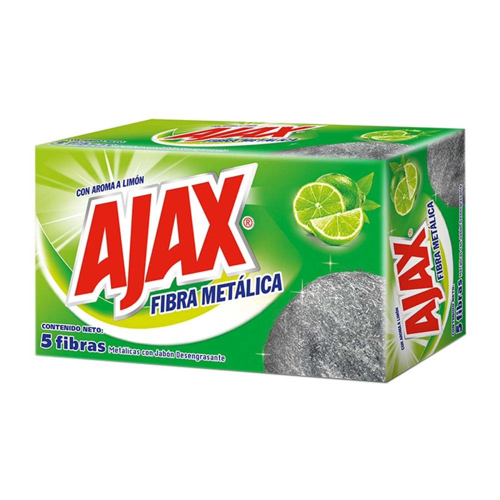Ajax Fibras Metalicas Caja 5 Piezas
