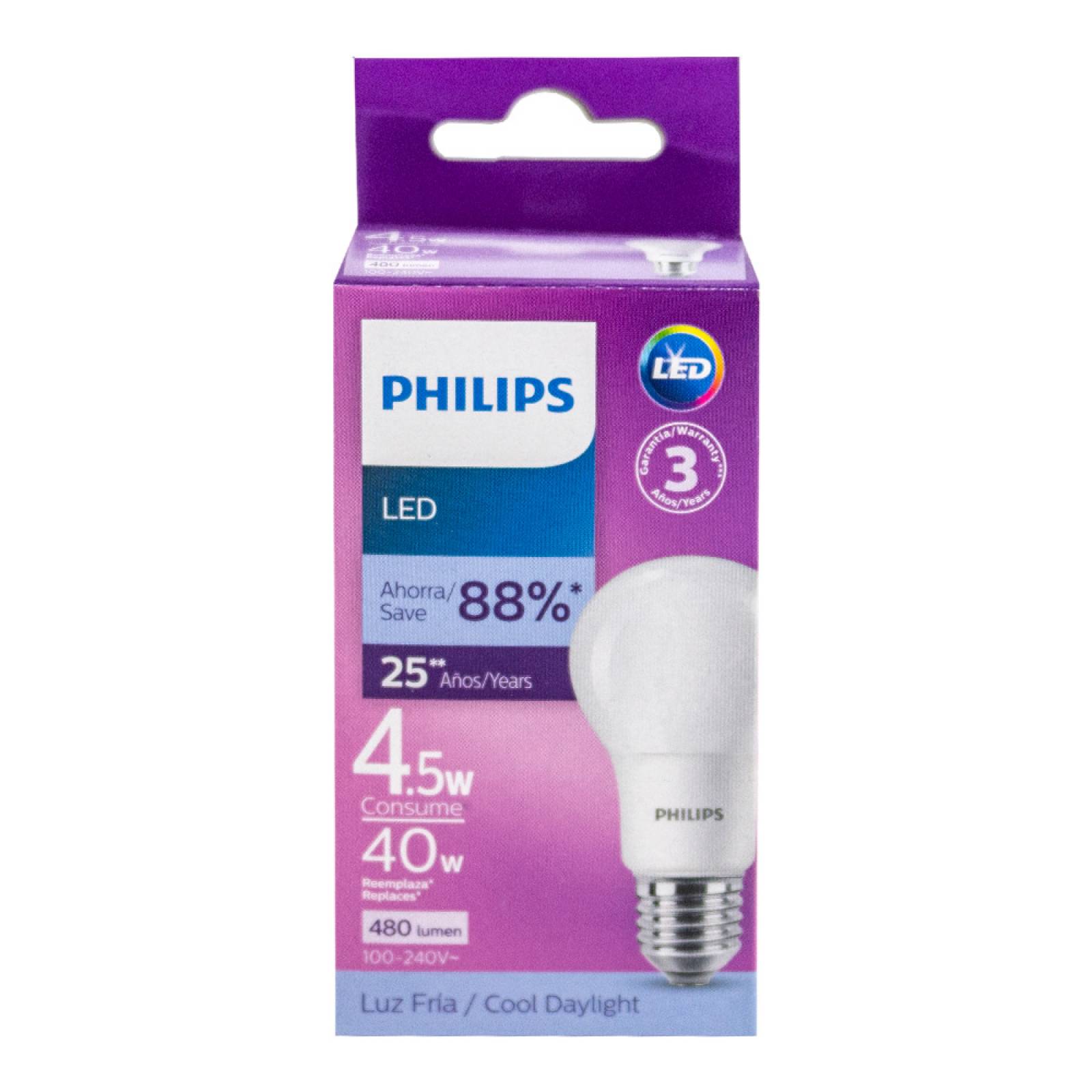 Philips Foco Luz Led 40 W caja 1 pieza