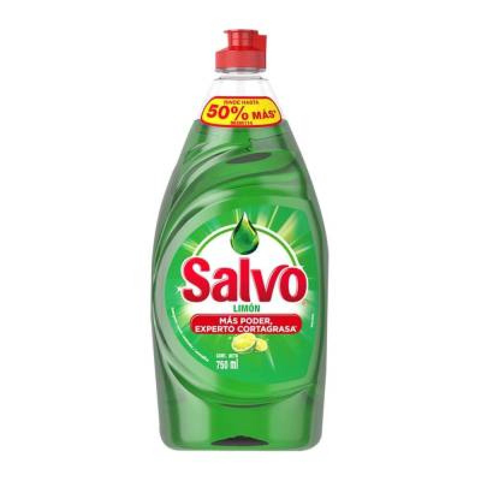 Salvo Jabón para Trastes Limón envase 750ml