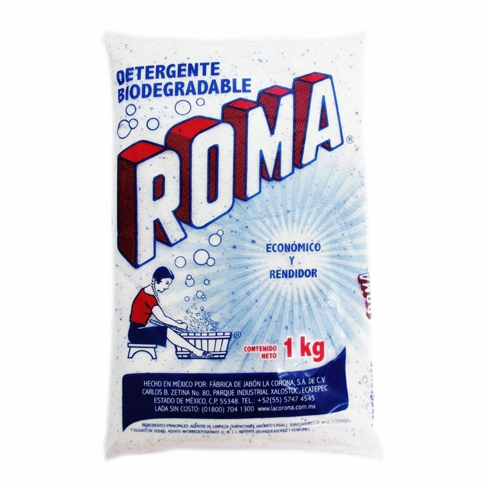 Roma Detergente en Polvo paquete 1kg