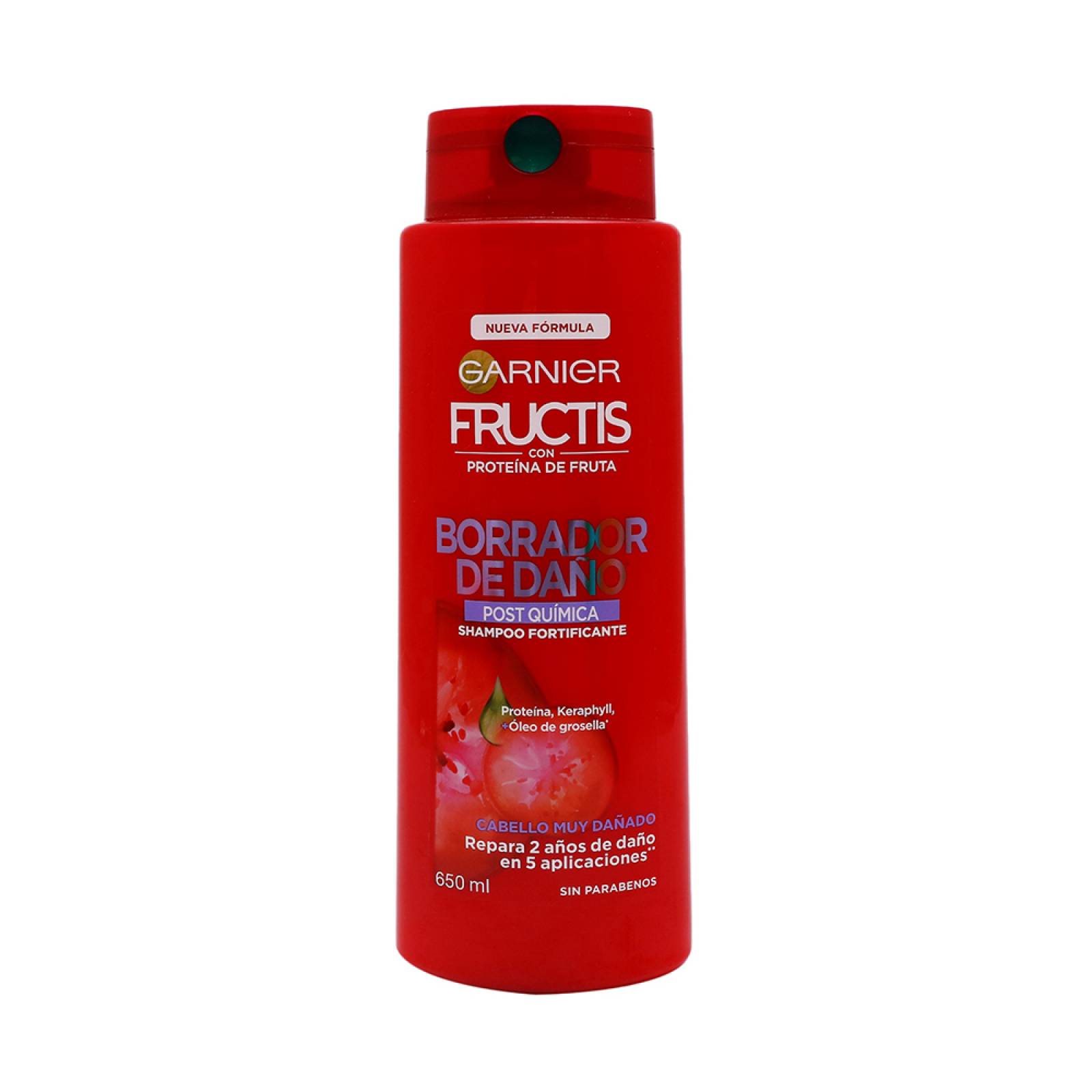 Garnier Fructis Shampoo Post Química envase 650ml