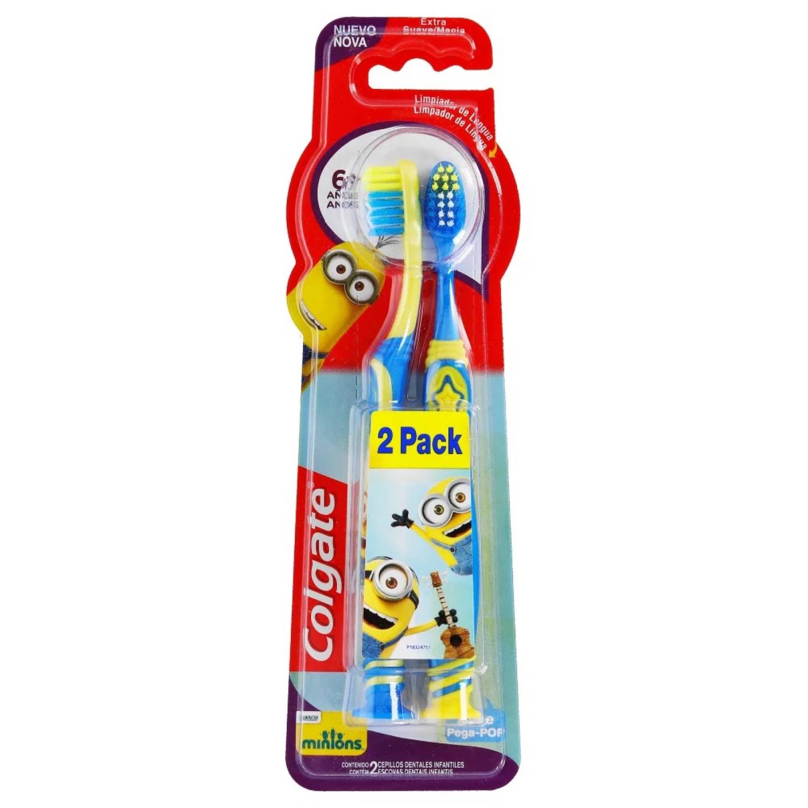 Colgate Cepillo Dental 6+ Años paquete 2 piezas