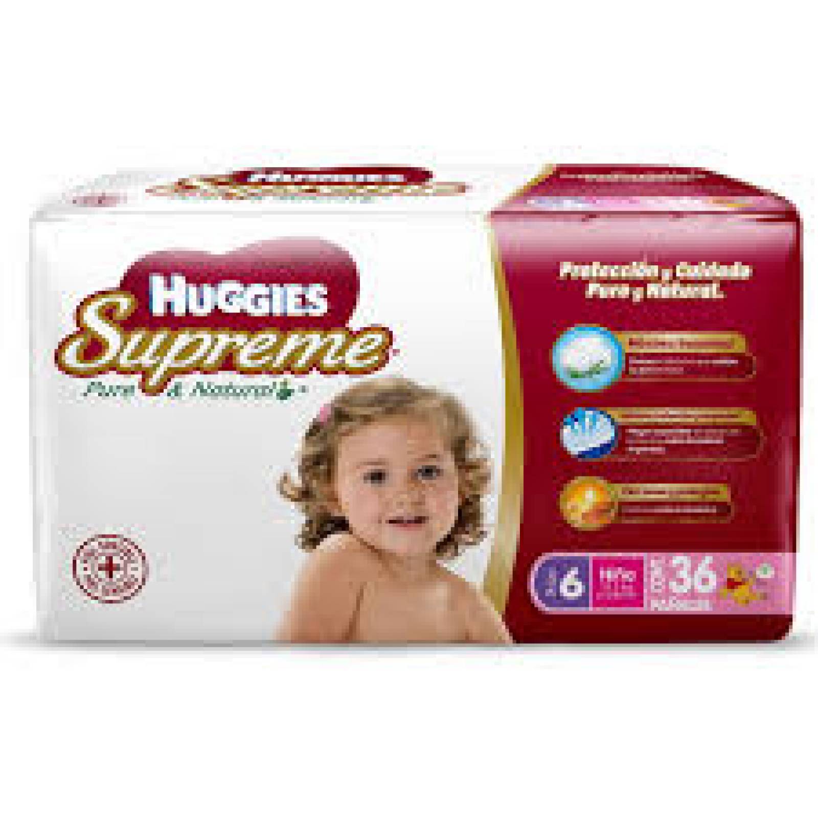 Pañales Huggies Ultraconfort Etapa 6 Niña 60 Piezas