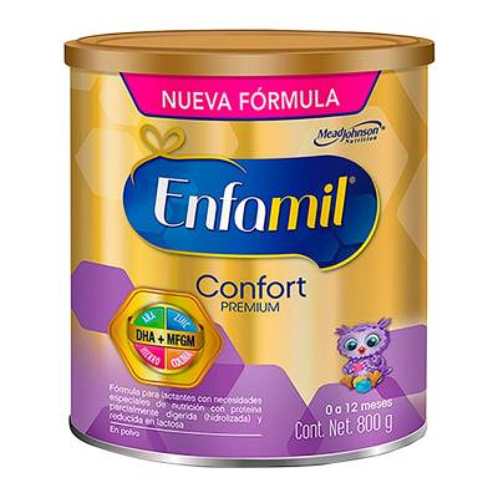 Enfamil Fórmula Infantil Confort Premium de 0 a 12 Meses lata 800g