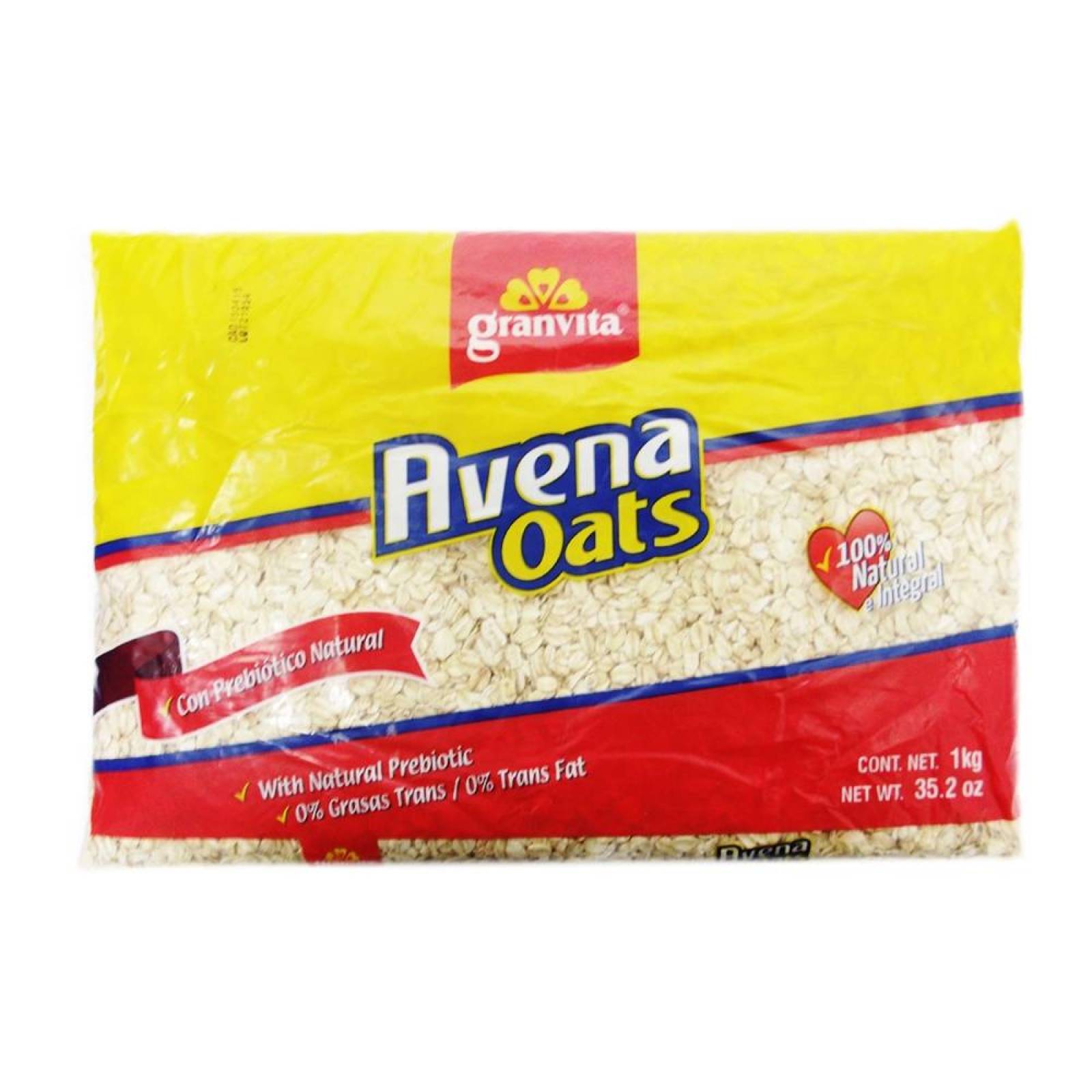 Granvita Avena Integral Paquete 1 Kg