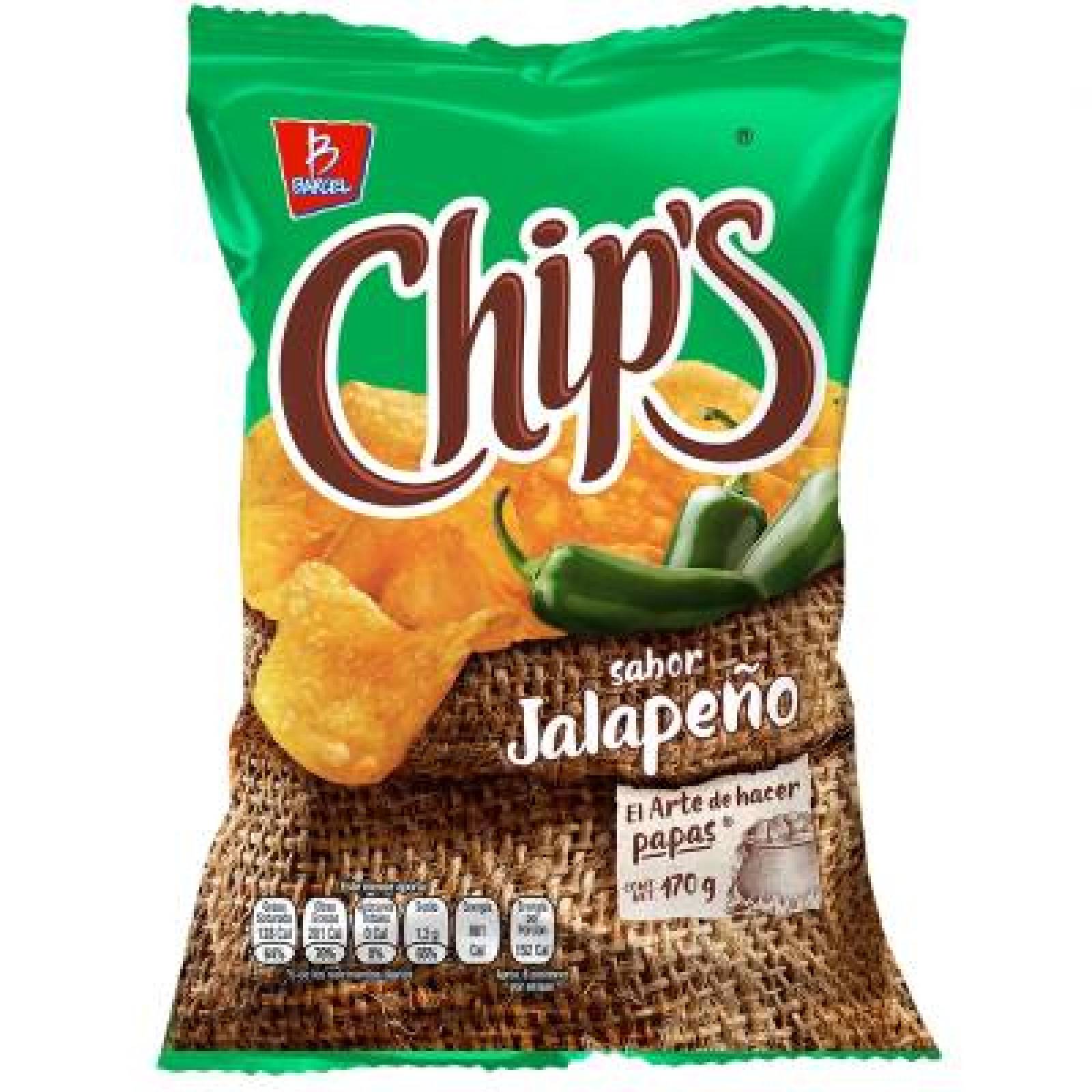 Barcel Chips Jalapeño bolsa 170g