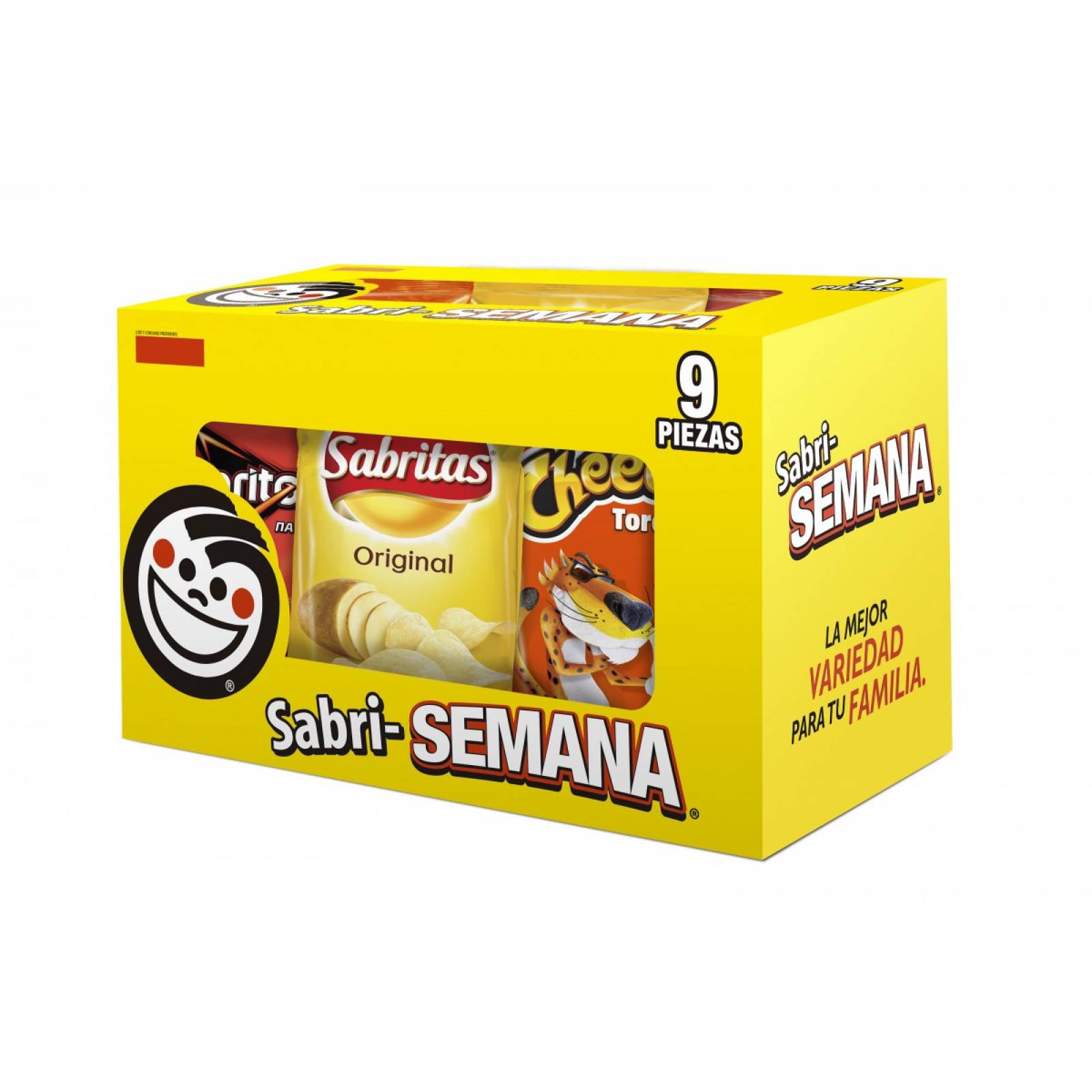 Sabritas Sabri-Semana Surtido caja 9 x 37.7g