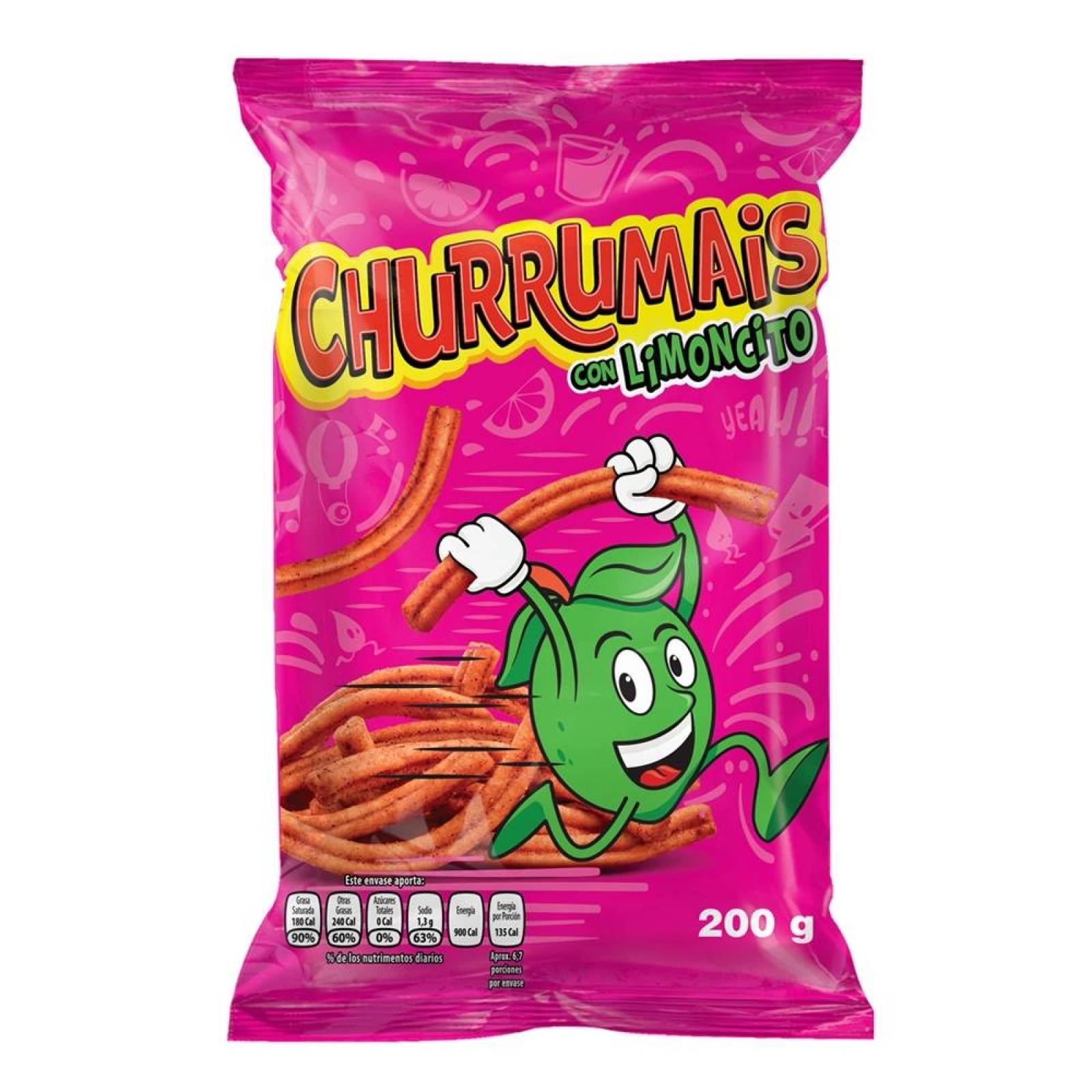 Sabritas Churrumais con Limón paquete 200g