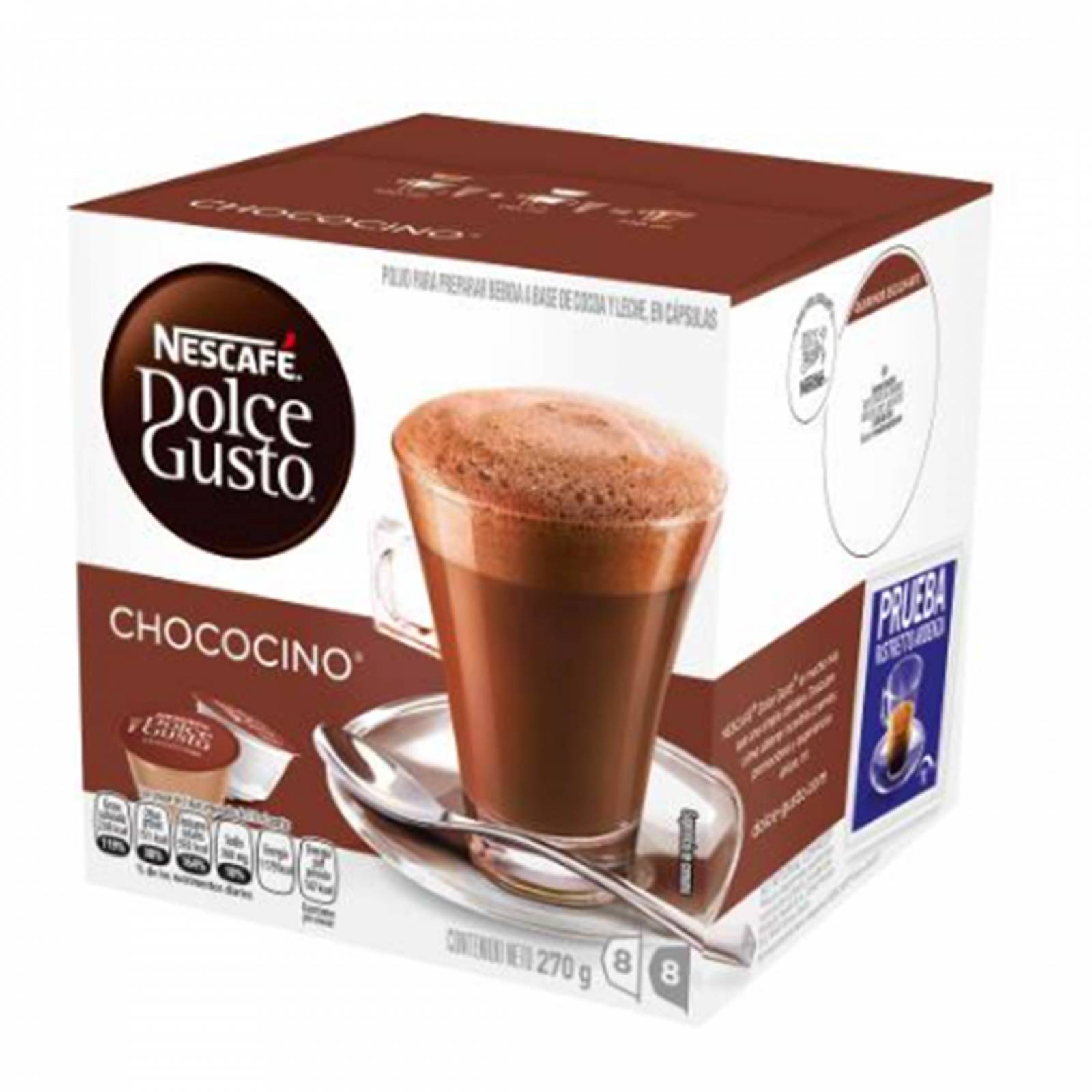 Nescafé Dolce Gusto Cápsulas de Café Chococino caja 256g