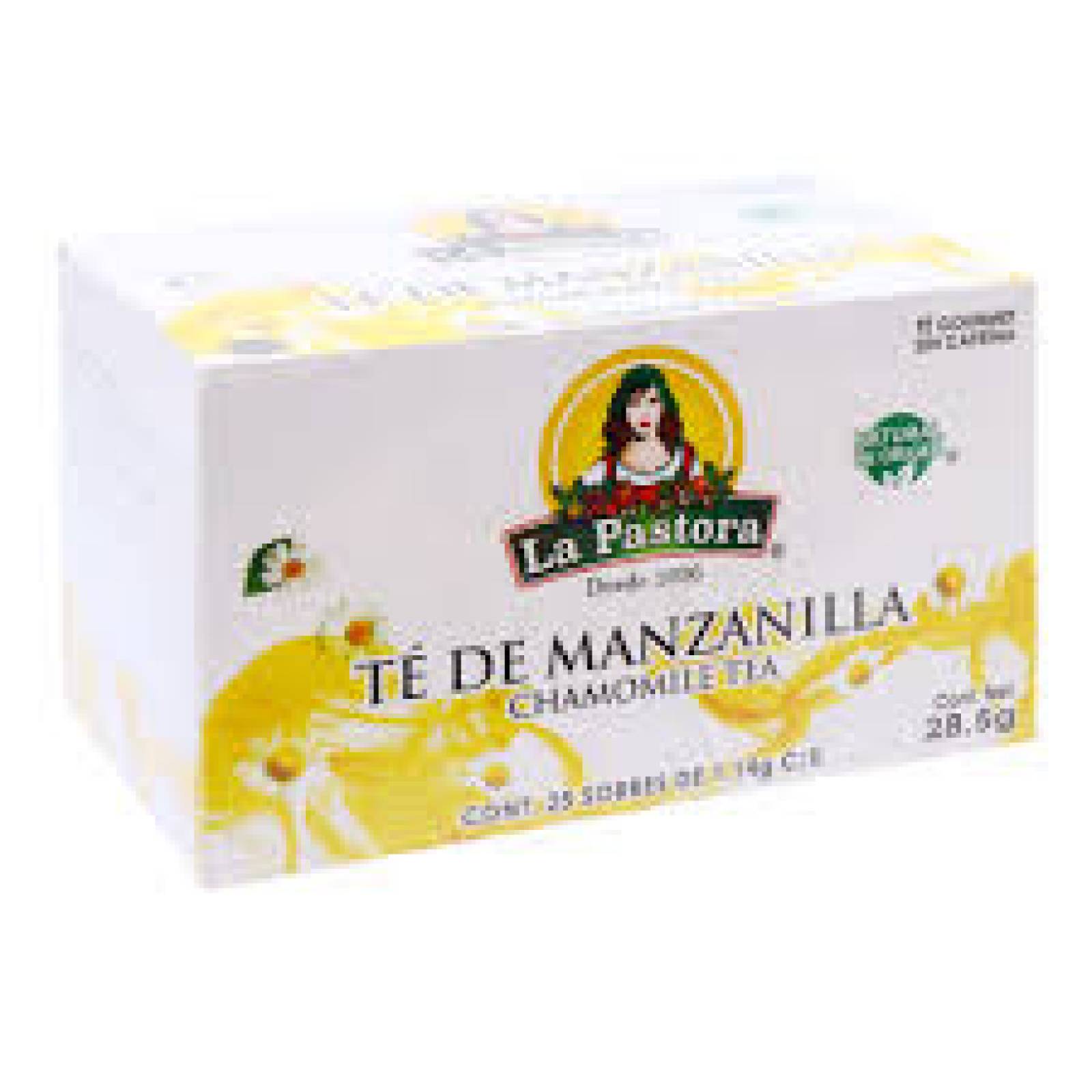 La Pastora Té Manzanilla caja 25 sobres