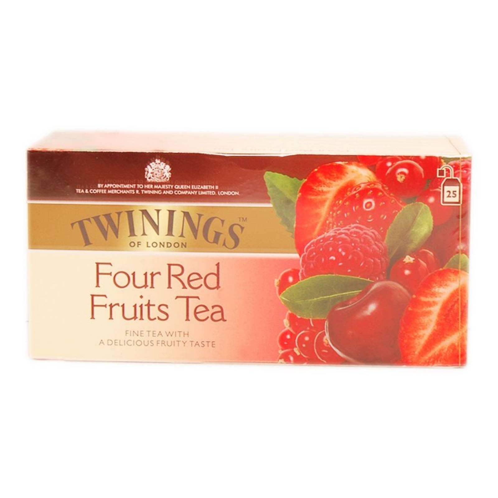 Twinings Tea Four Red Fruits caja 25 sobres