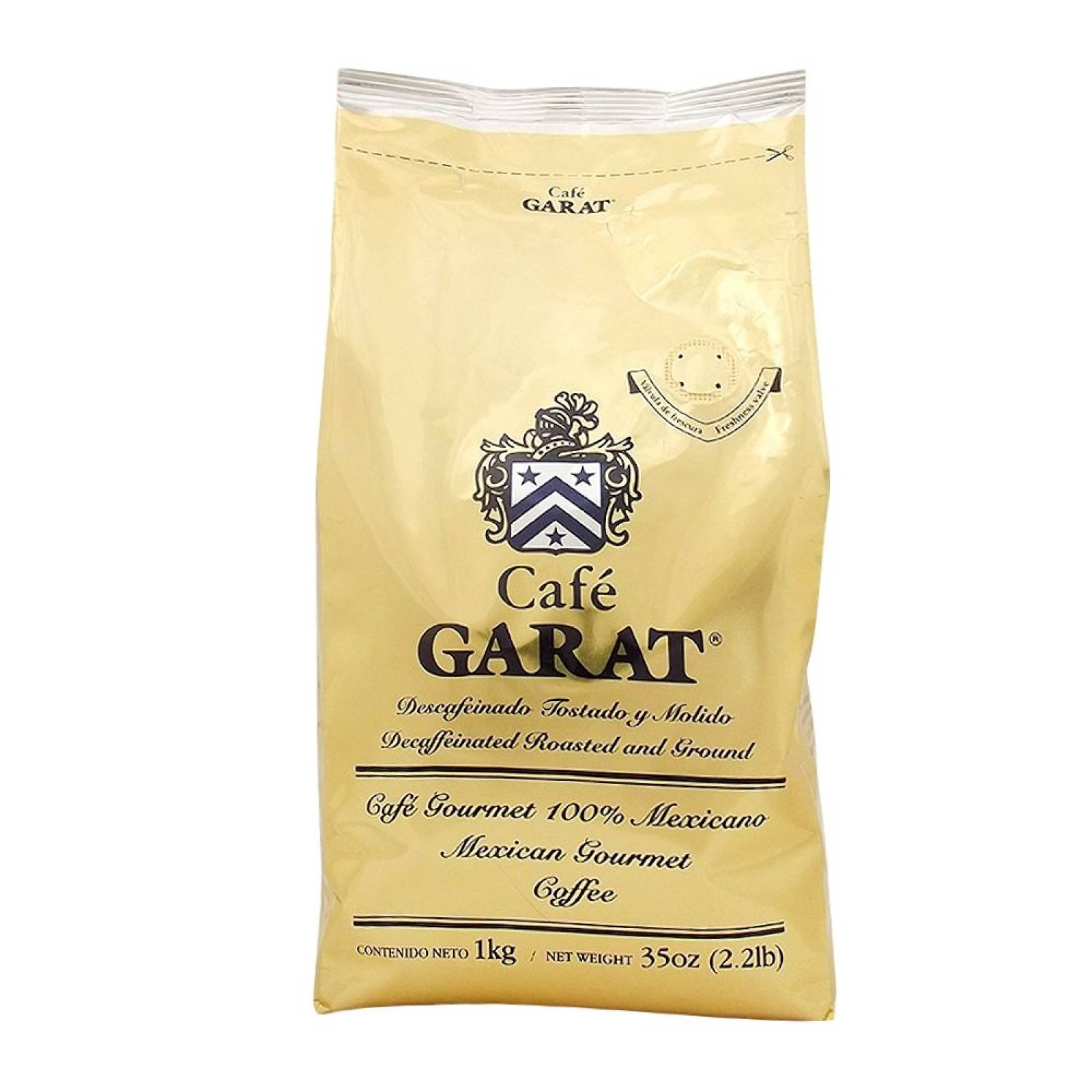 Garat Café Gourmet Descafeinado paquete 1 kg