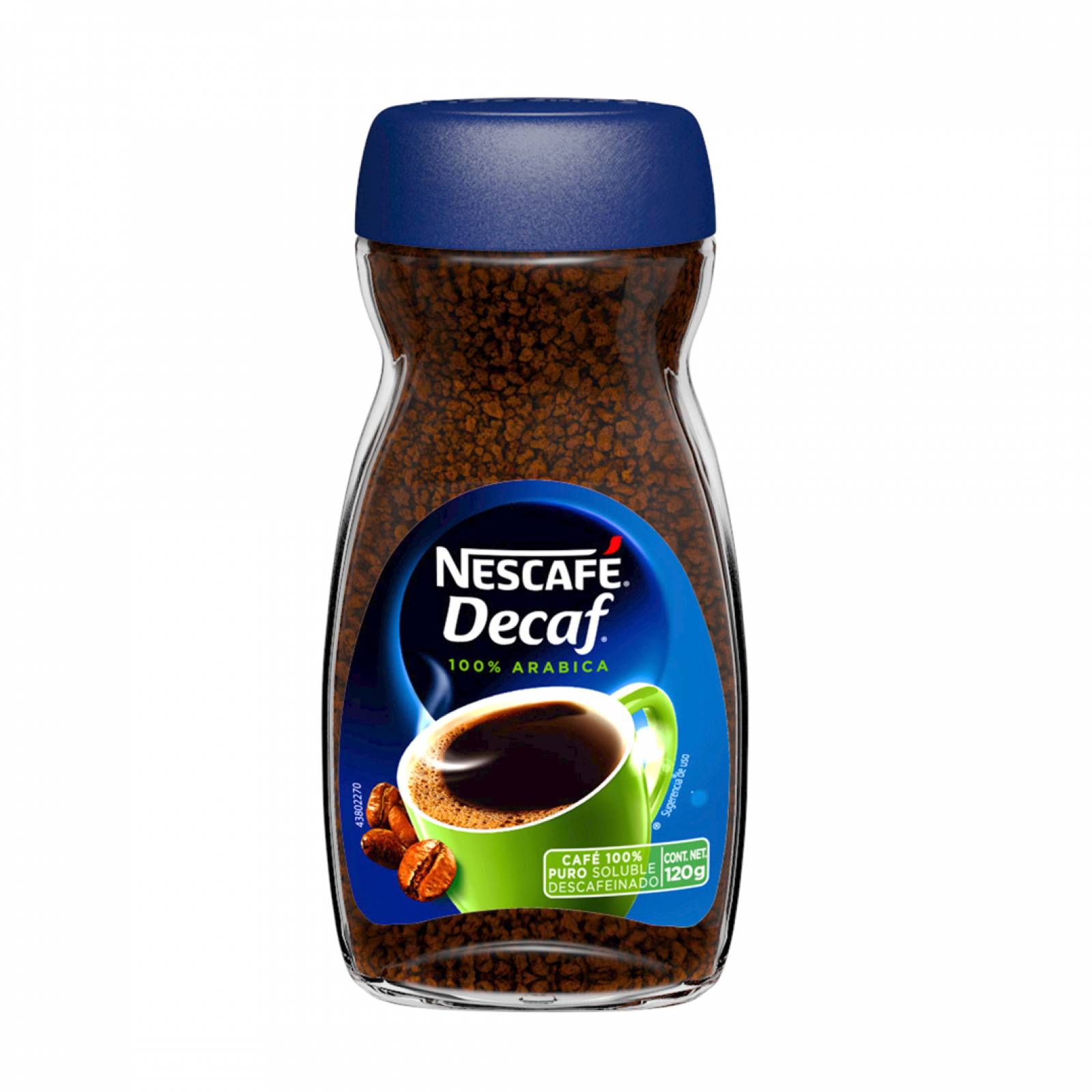 Nescafé Café Soluble Descafeinado frasco 120g