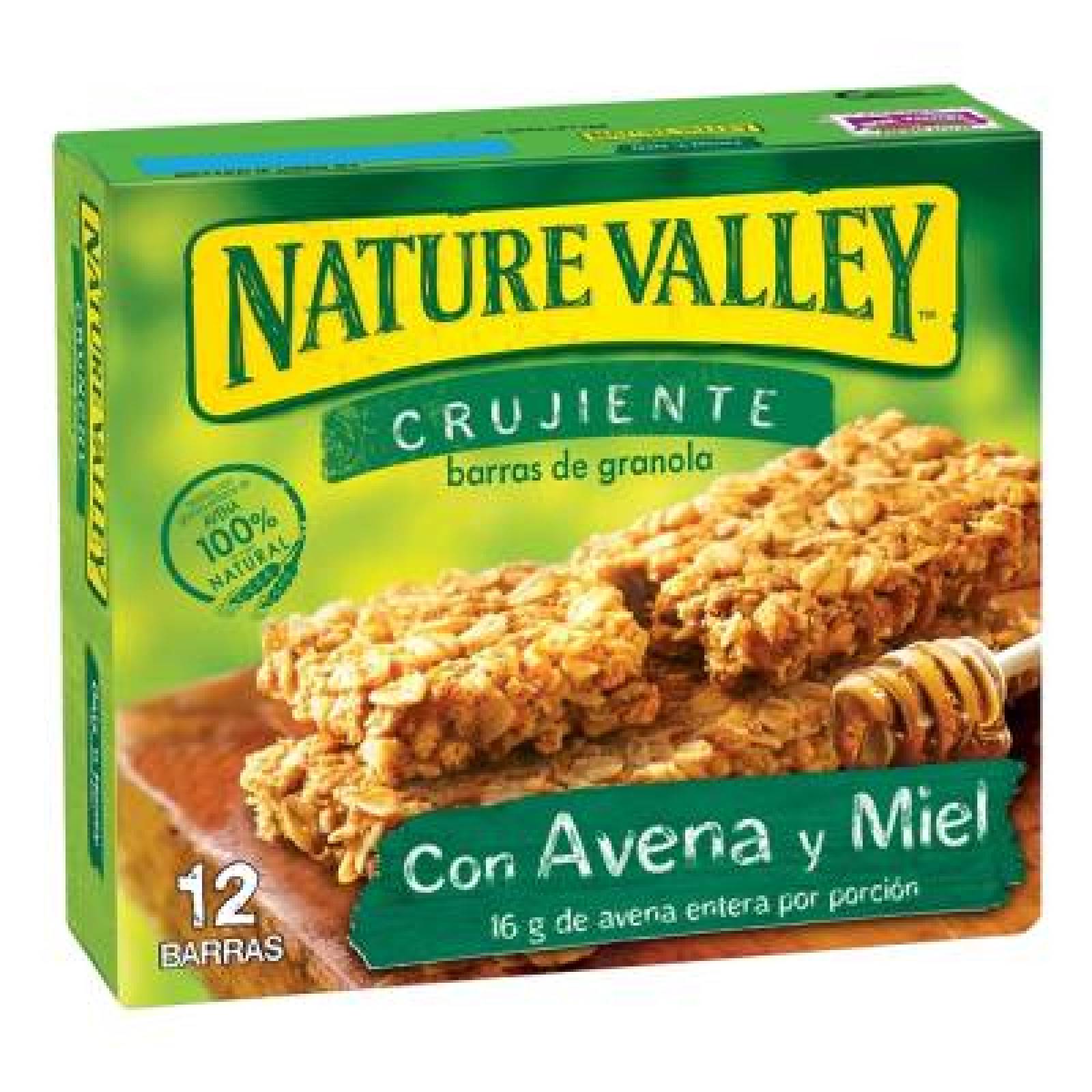 Nature Valley Barra de Granola sabor Avena y Miel caja 252g