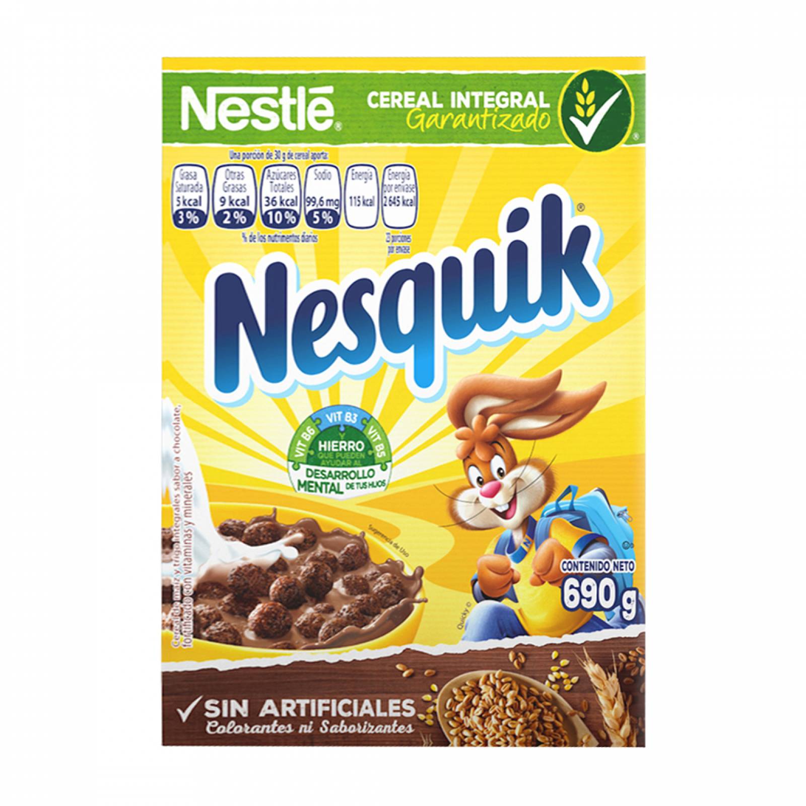 Nestlé cereal Nesquik caja 690g