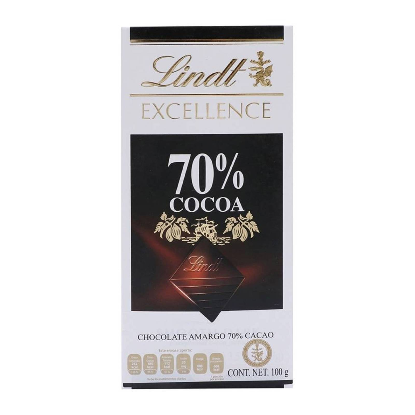 Lindt Chocolate 70 Cocoa Barra 100g 5111