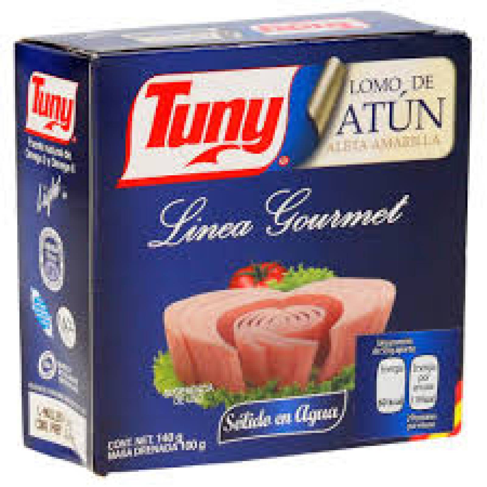 Tuny Atún Lomo Gourmet en Agua lata 140 g