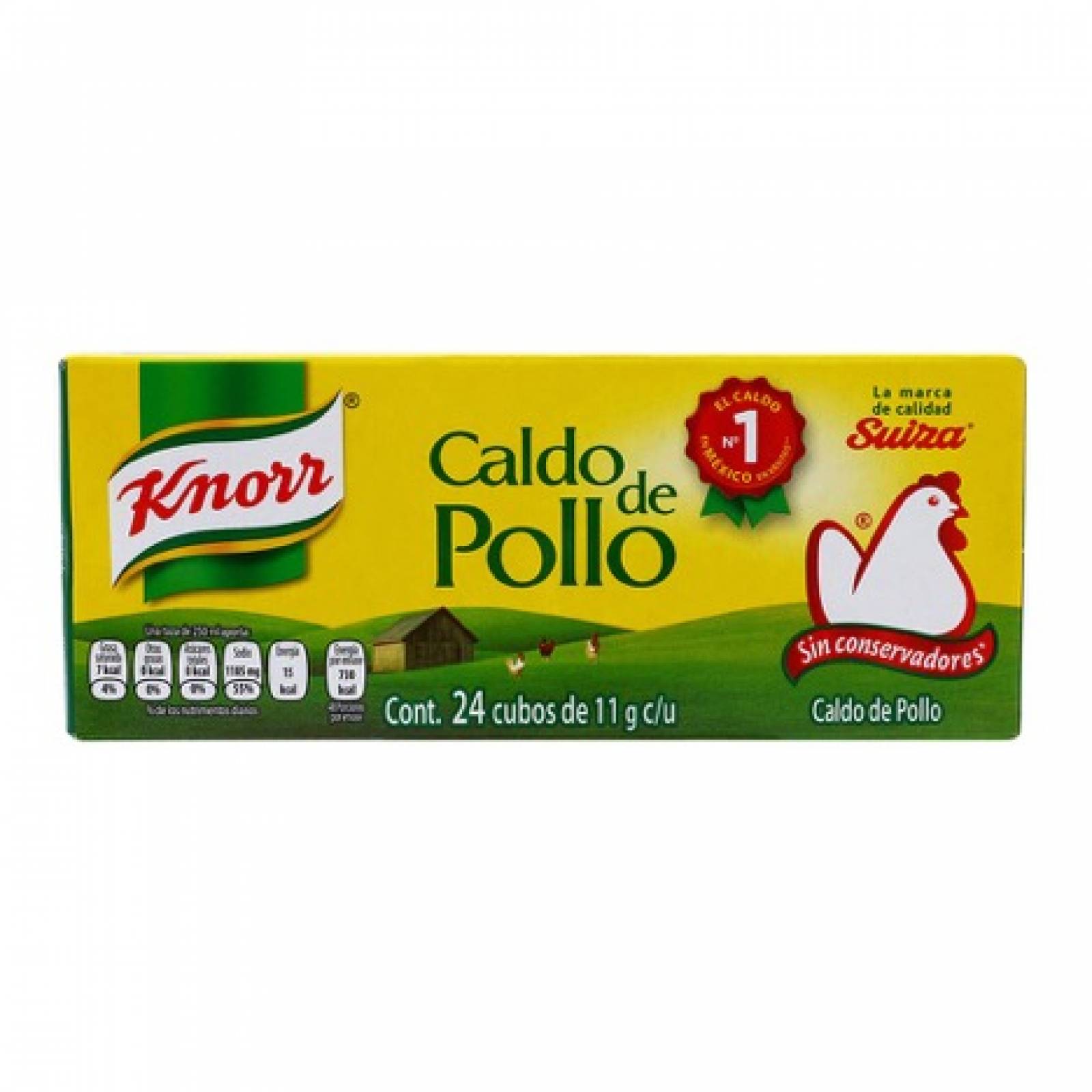 Knorr Suiza Consomé de Pollo cubos 24 x 10.5g