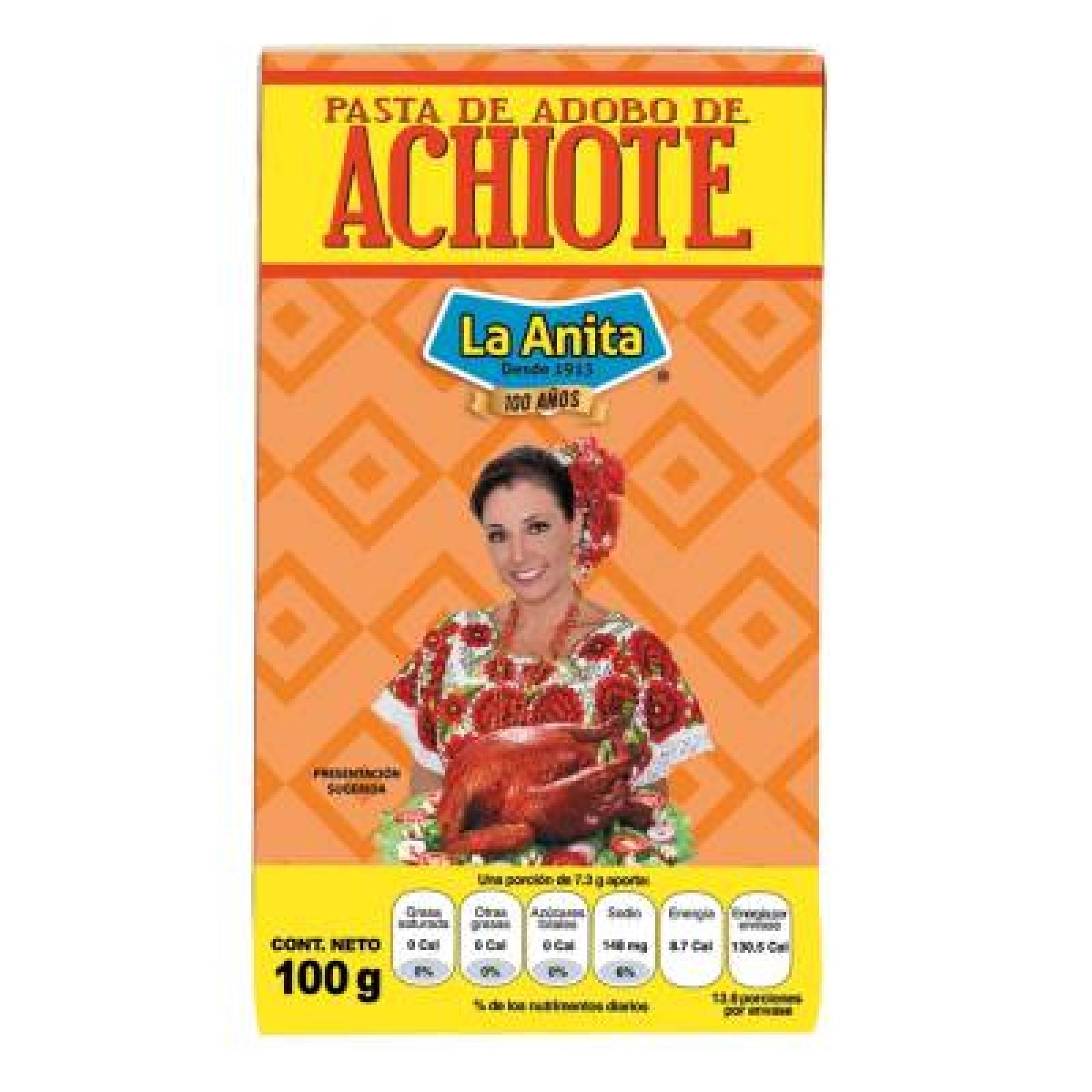 La Anita Pasta de Adobo de Achiote caja 100 g