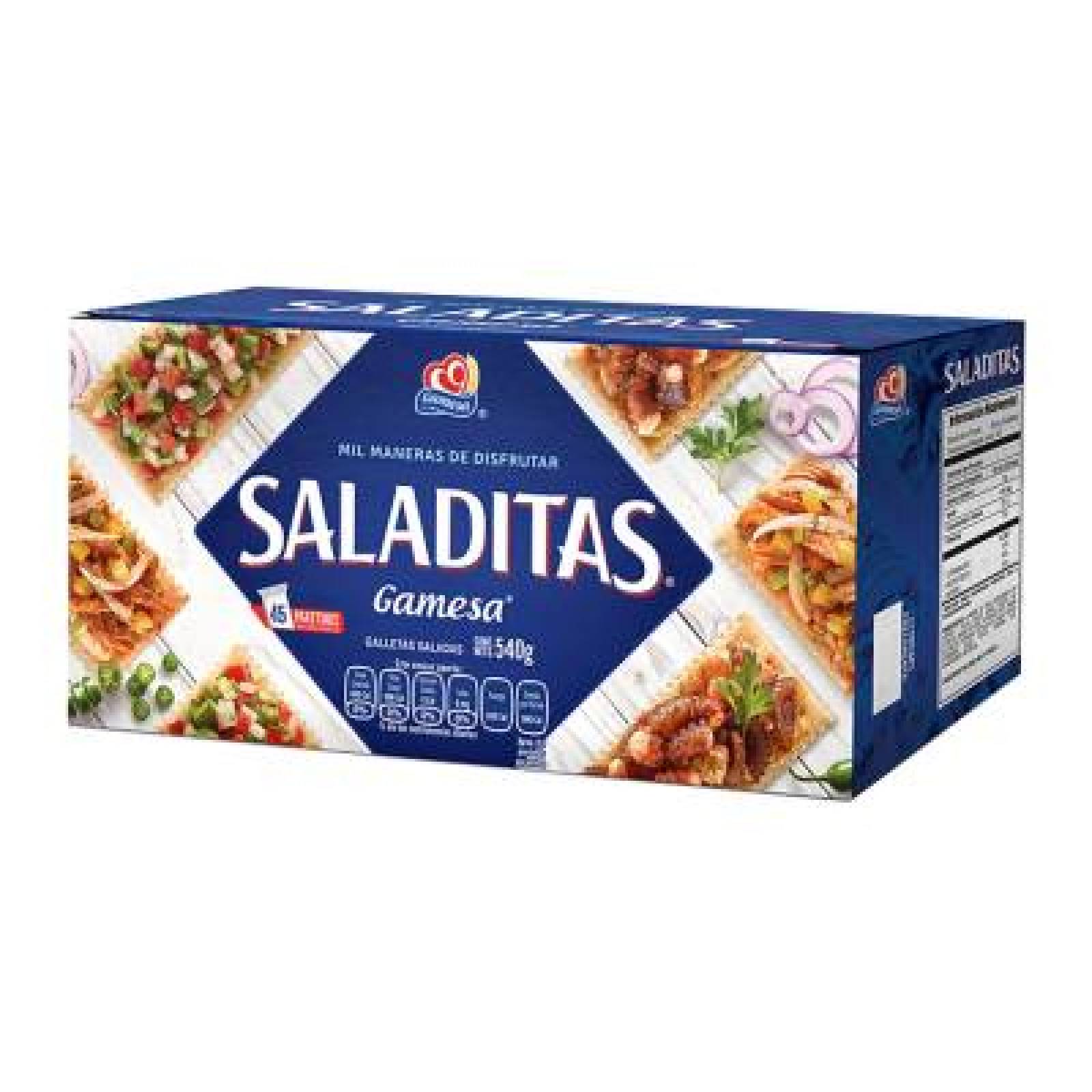 Saladitas Galletas Saladas caja 540g