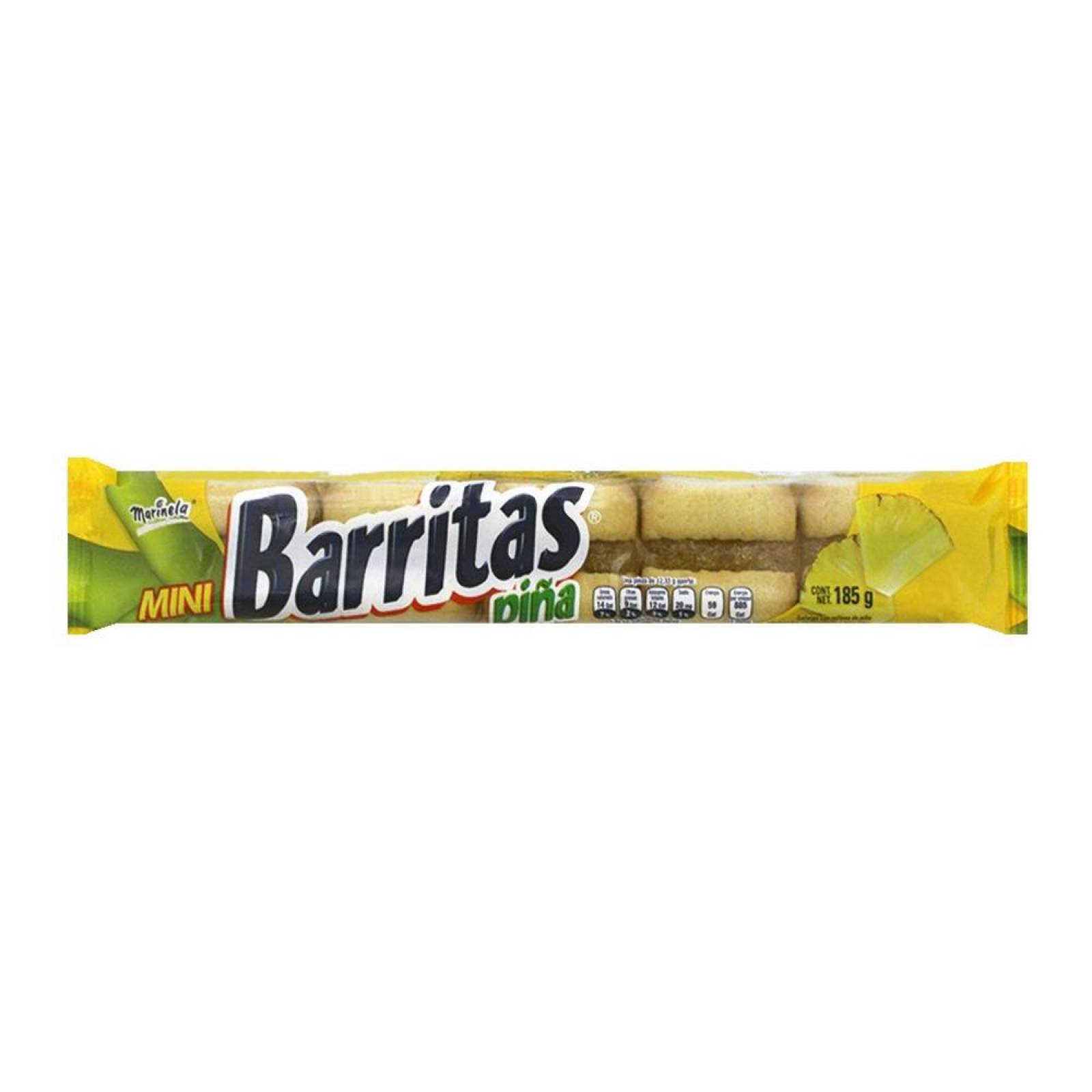 Marinela Mini Barritas sabor piña paquete 185g