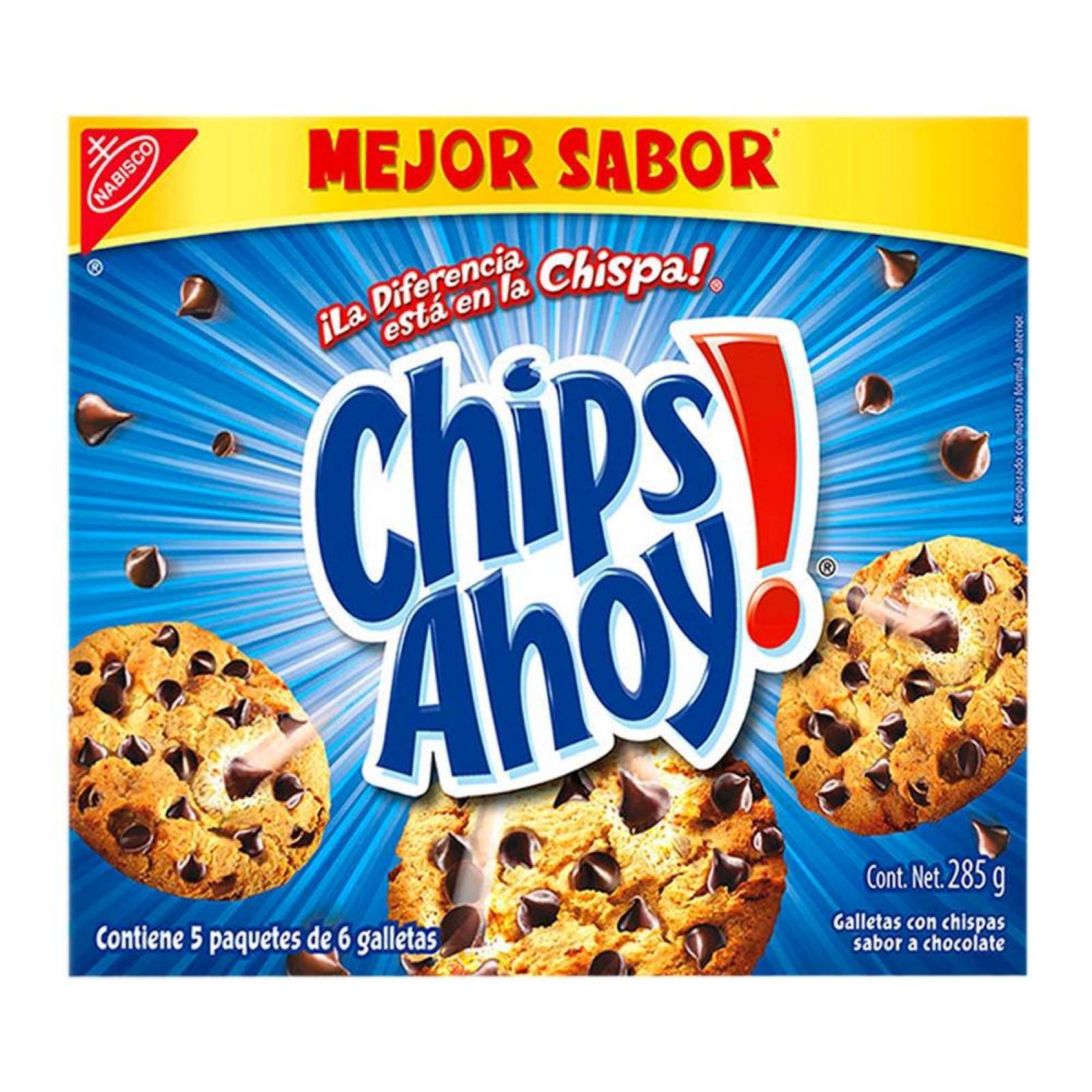 Chips Ahoy Galletas caja 285g