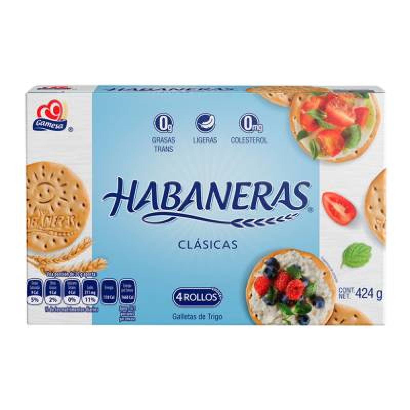 Habaneras galletas clasicas tubo 106g 04pk gamesa (7501000662609)