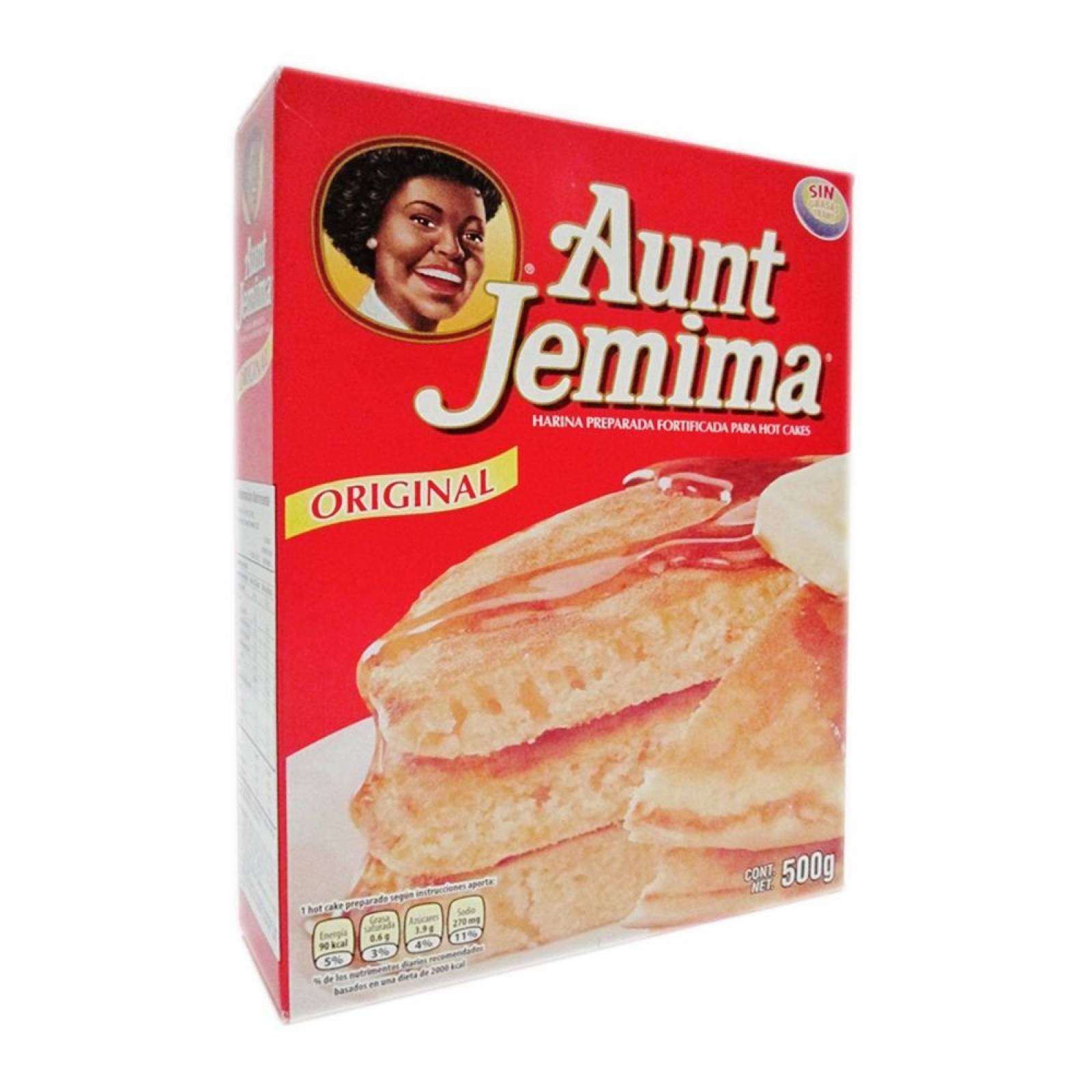 Aunt Jemima Harina Hot Cakes Natural caja 500g