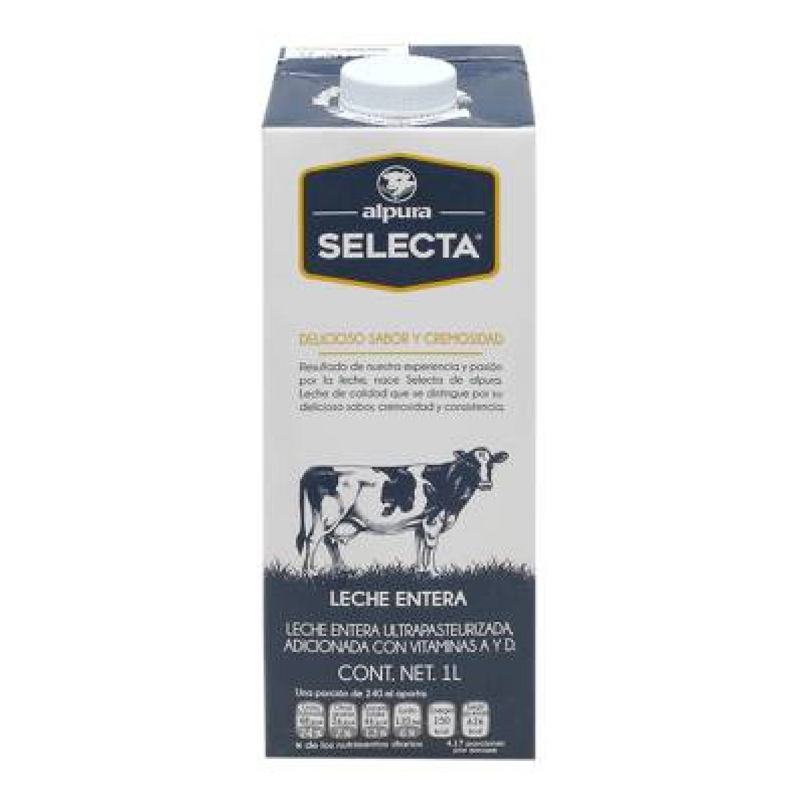 Alpura Leche Selecta Leche Entera envase 1l