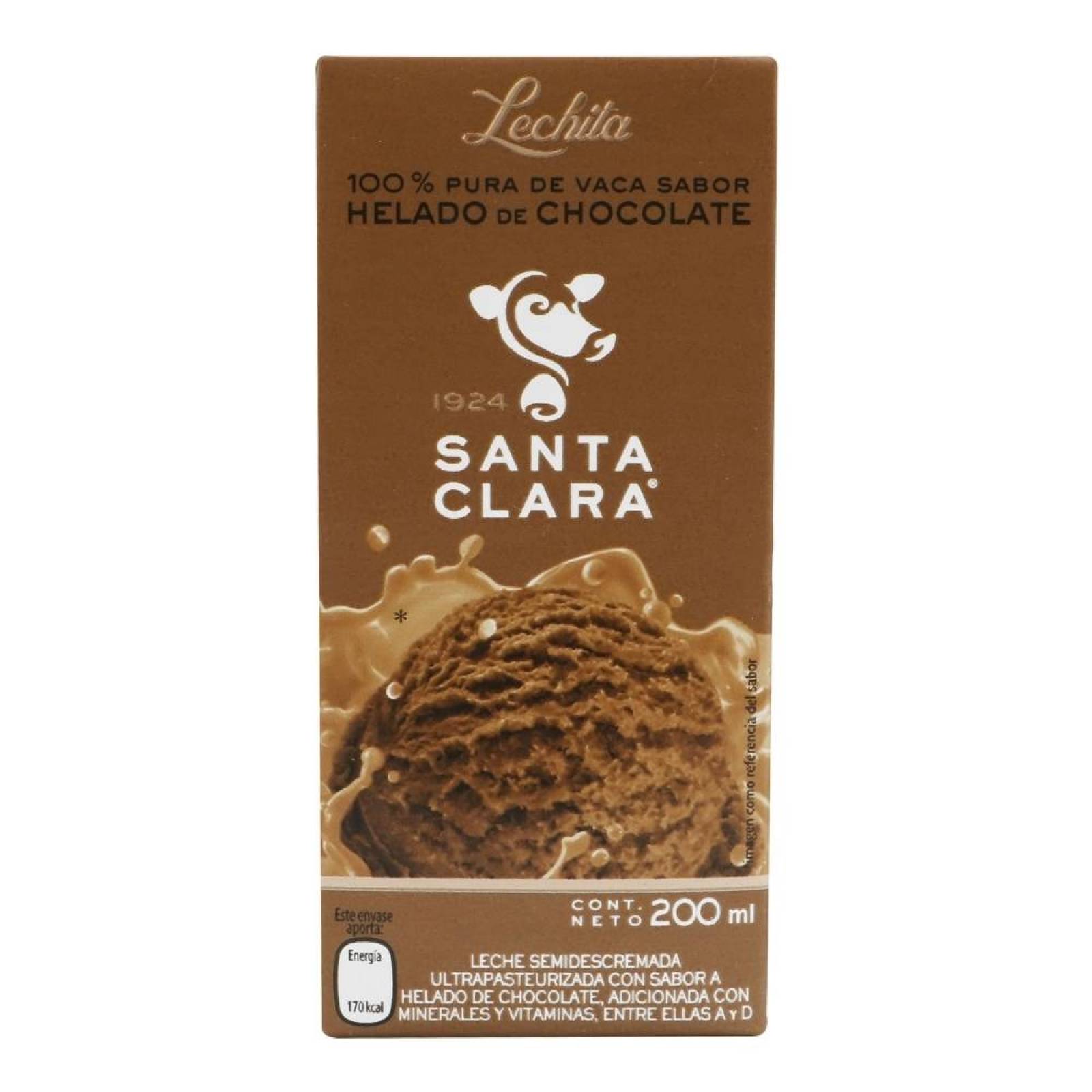 Santa Clara Lechita Helado de Chocolate envase 200ml