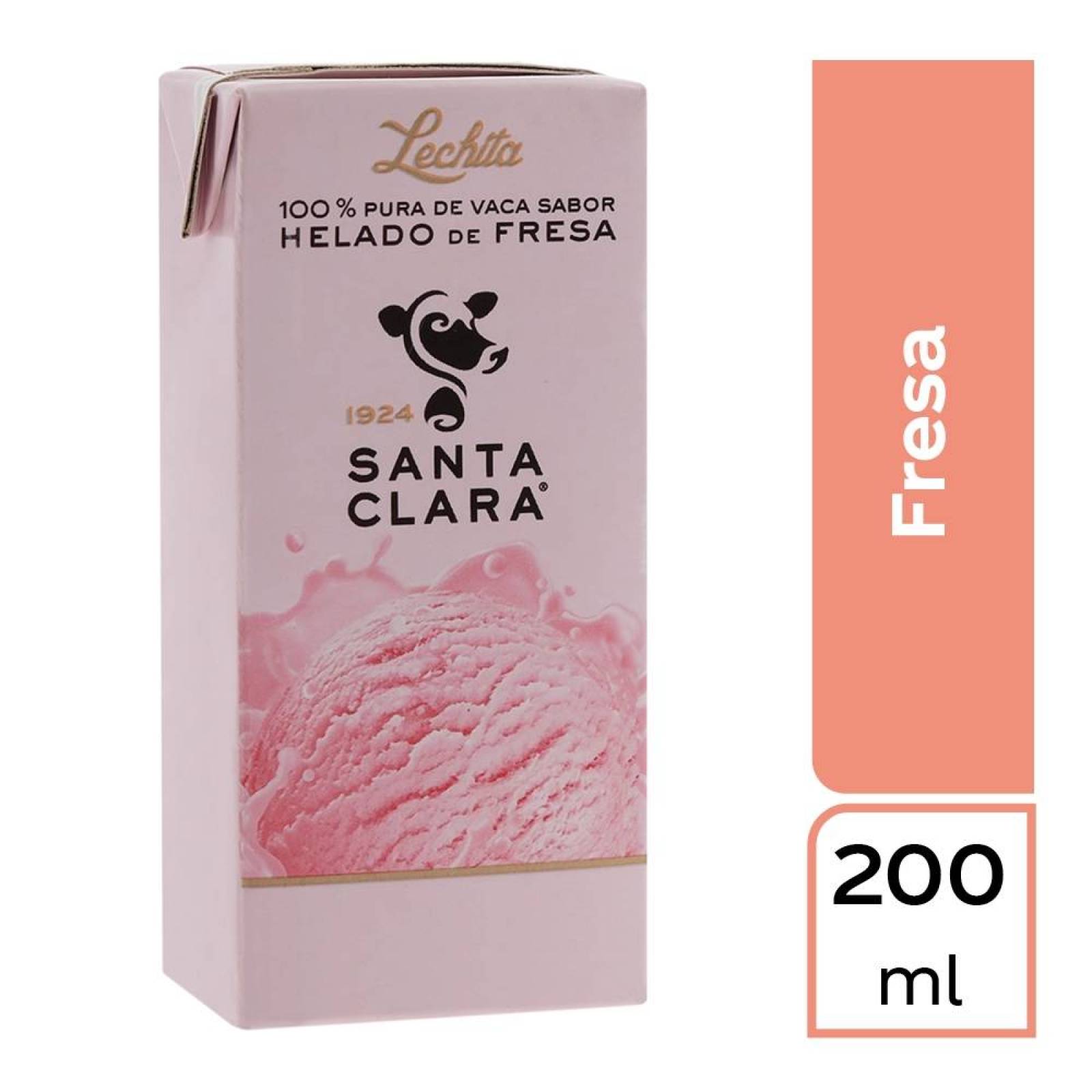 Santa Clara Lechita Helado de Fresa envase 200ml