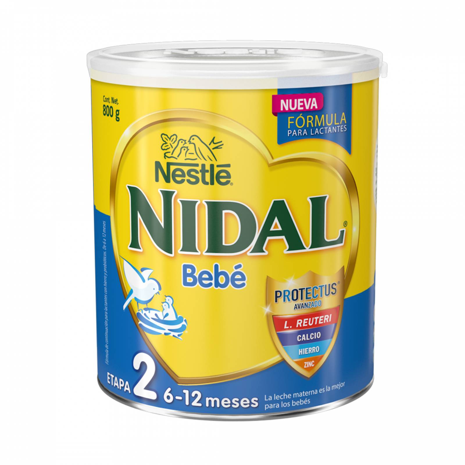Nido Kinder Nidal Formula Infantil A Meses Lata 350 Gr Leche