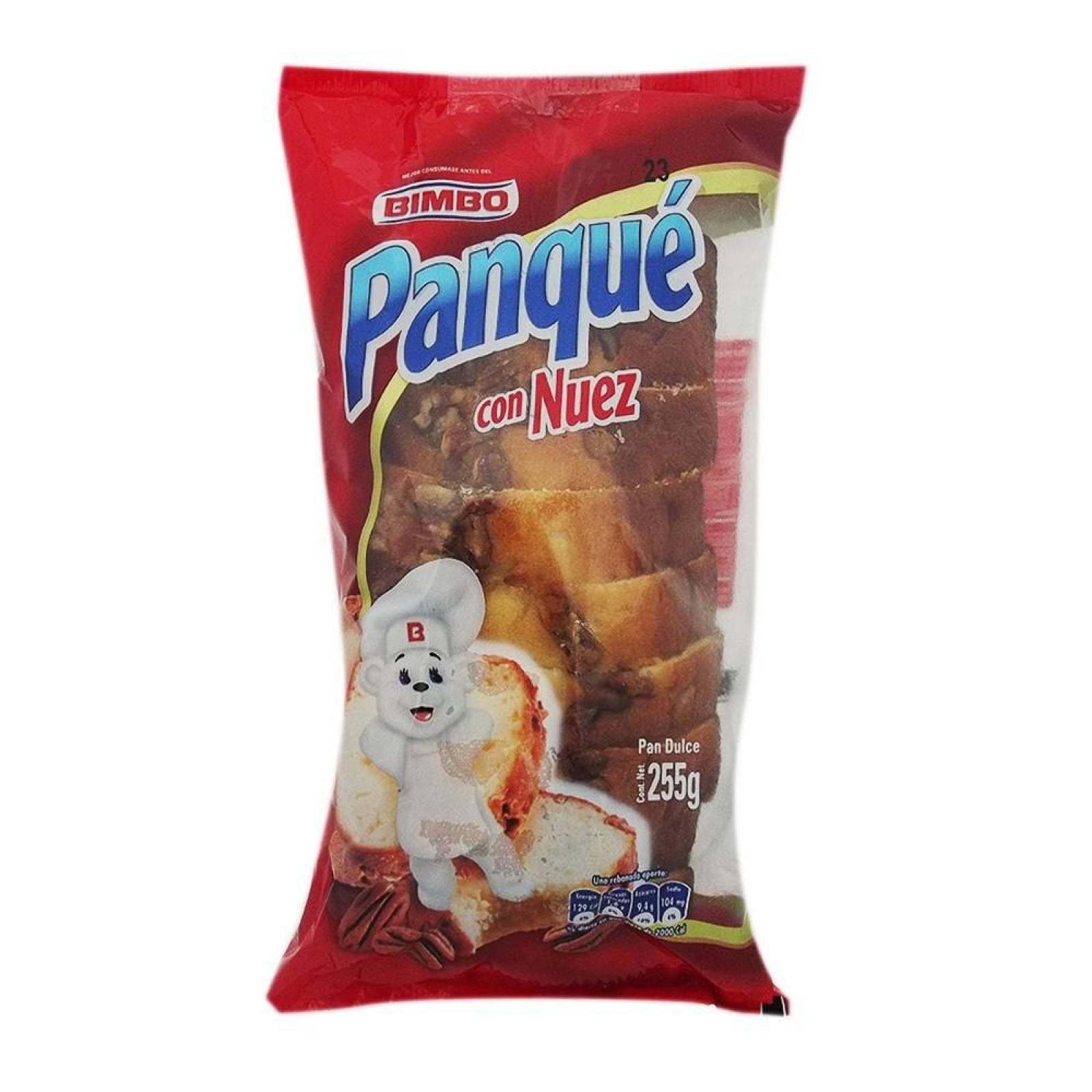 Bimbo Panqué Nuez paquete 255g