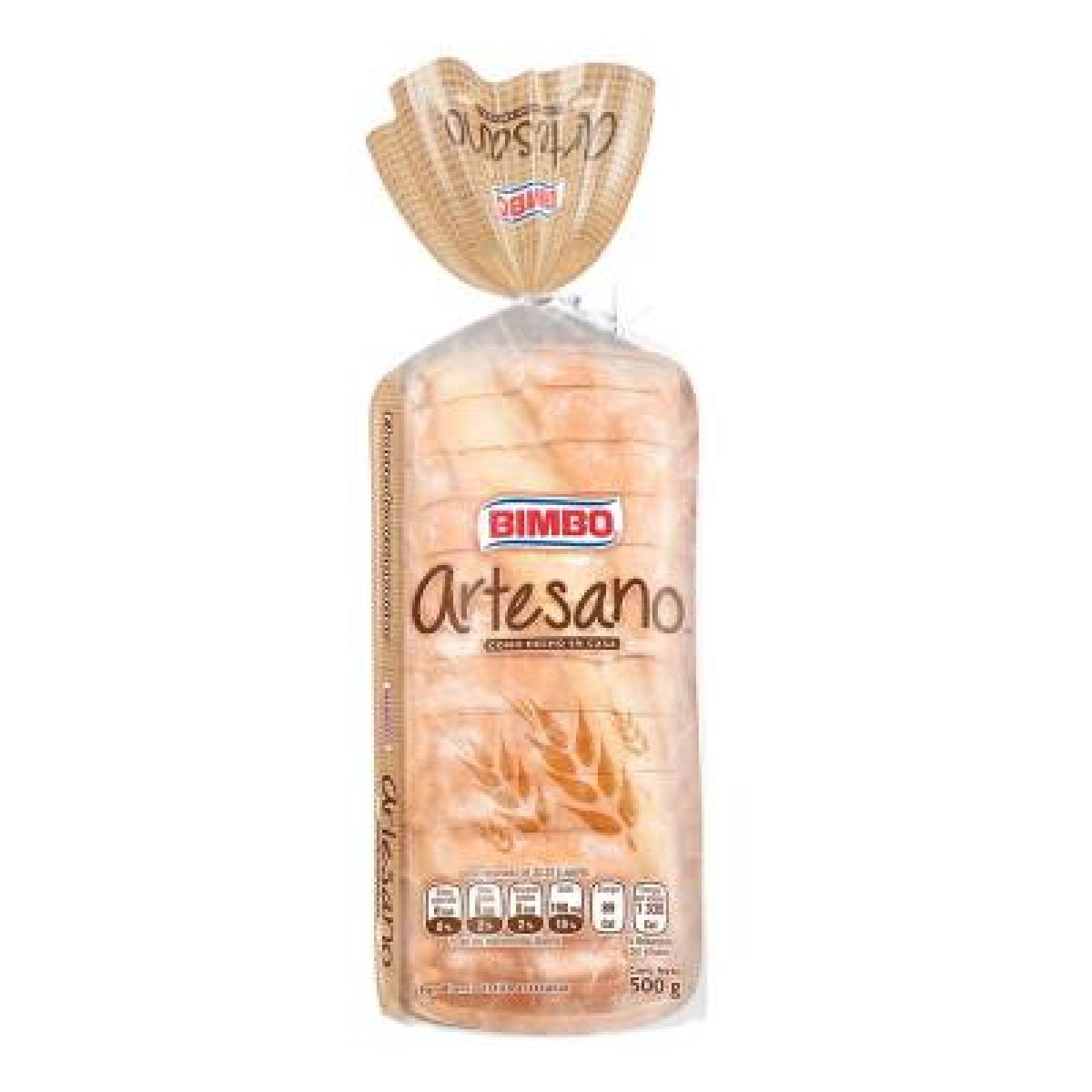 Bimbo Pan Blanco Artesano paquete 550g