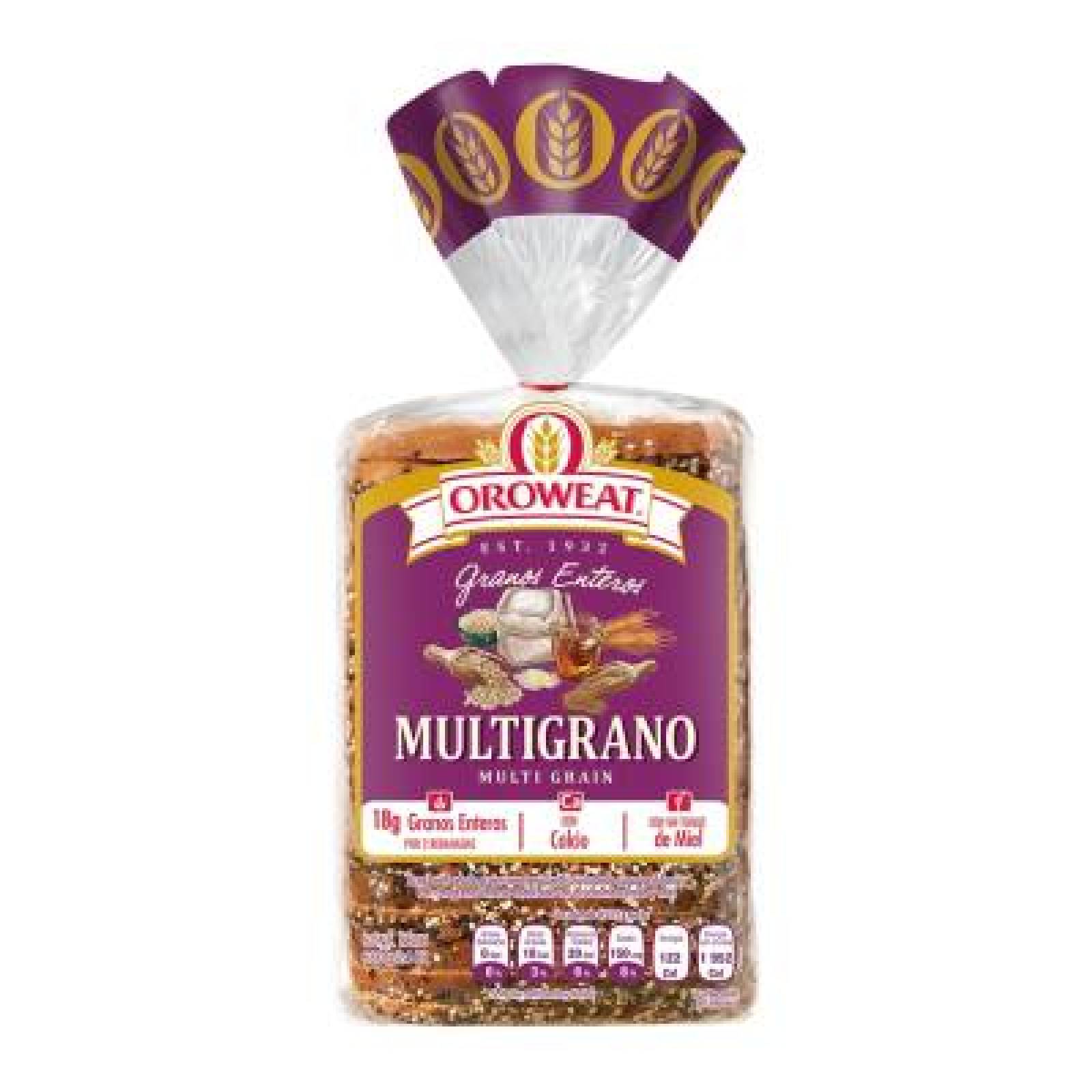Oroweat Pan Multigrano paquete 680g